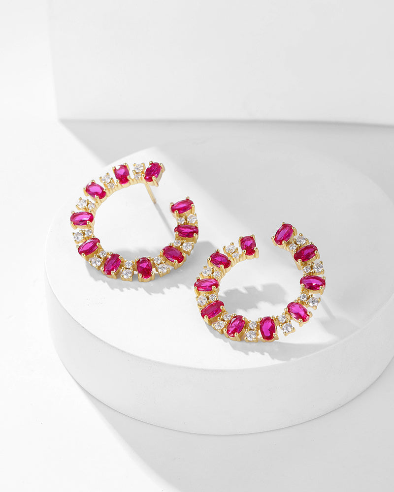 Royale Rubis Ohrring - 8340000