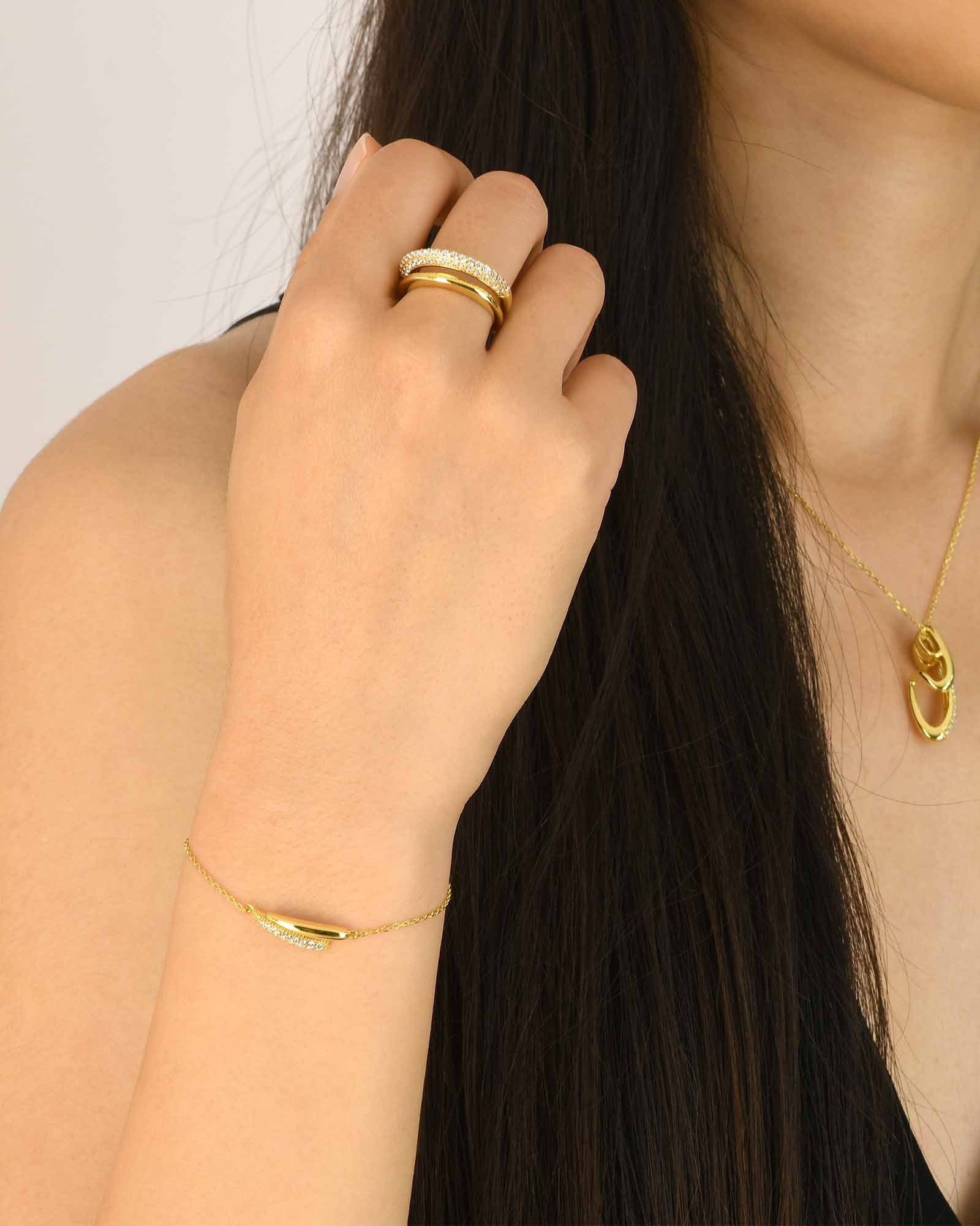 Elongated Drops Bracelet - 8220300