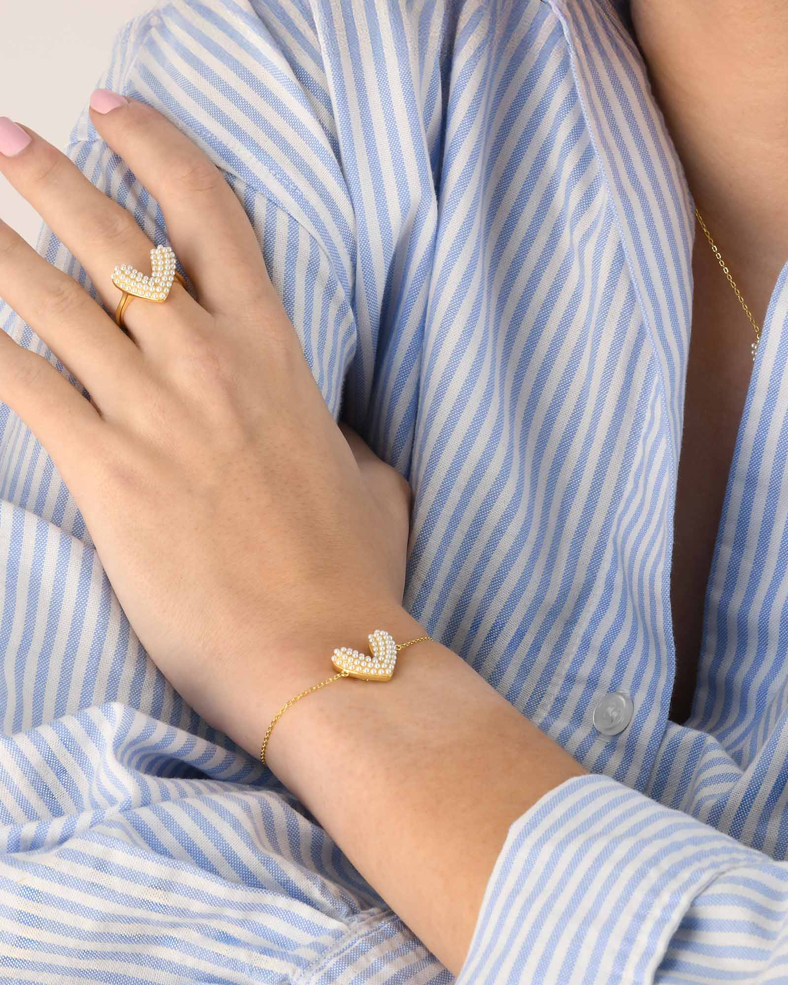 Herz Perle ブレスレット - 8120000