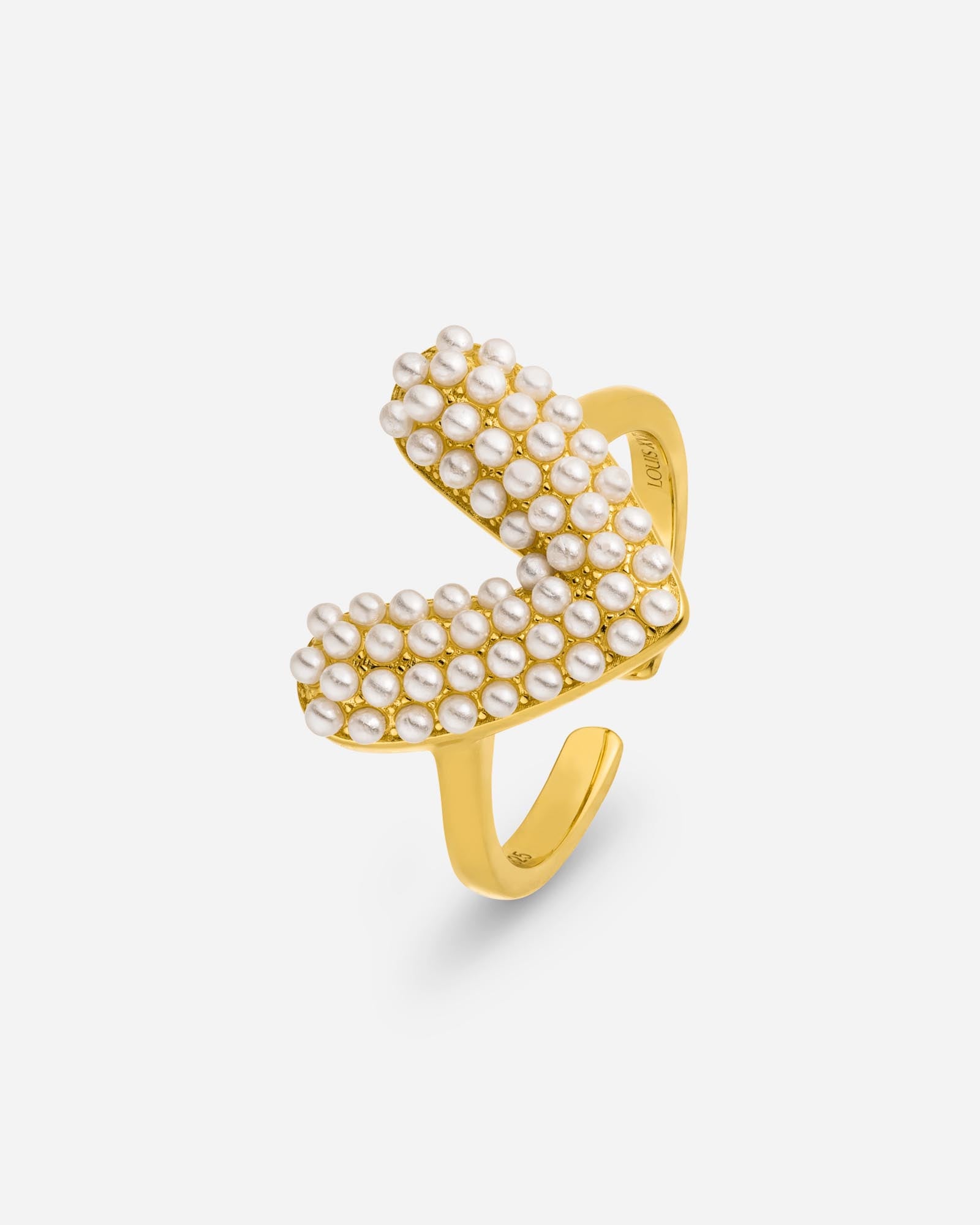 Кольца с жемчужинами в форме сердца - 8110000