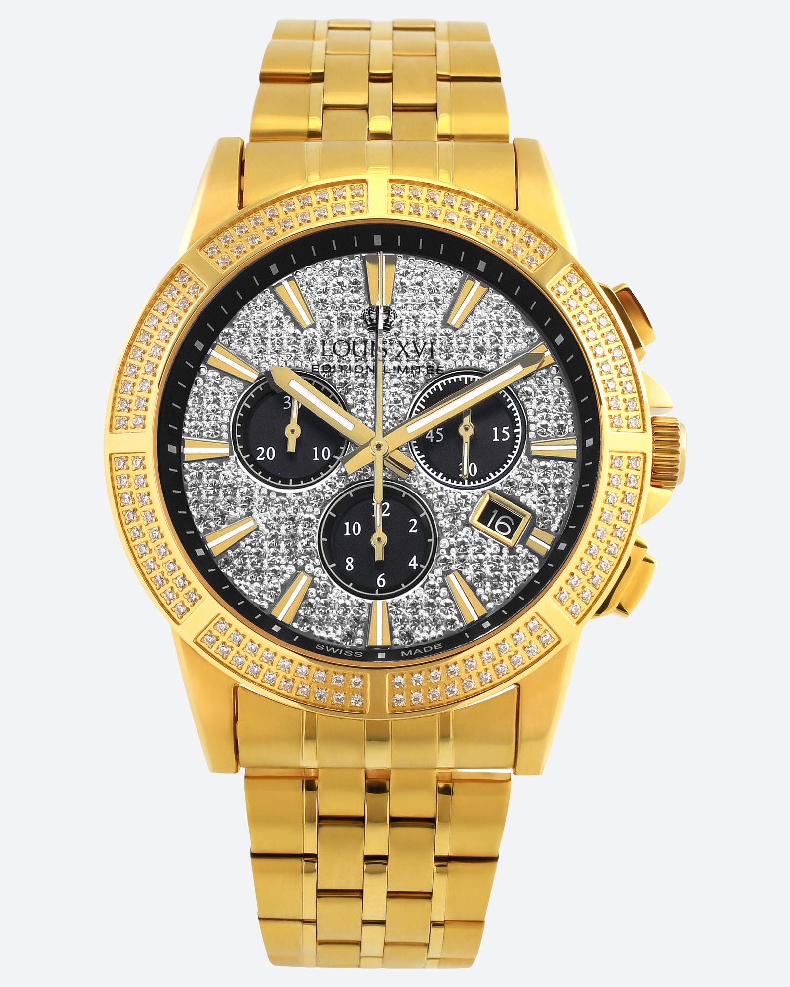 Majesté Iced Out 1037 - 43mm-LOUIS XVI