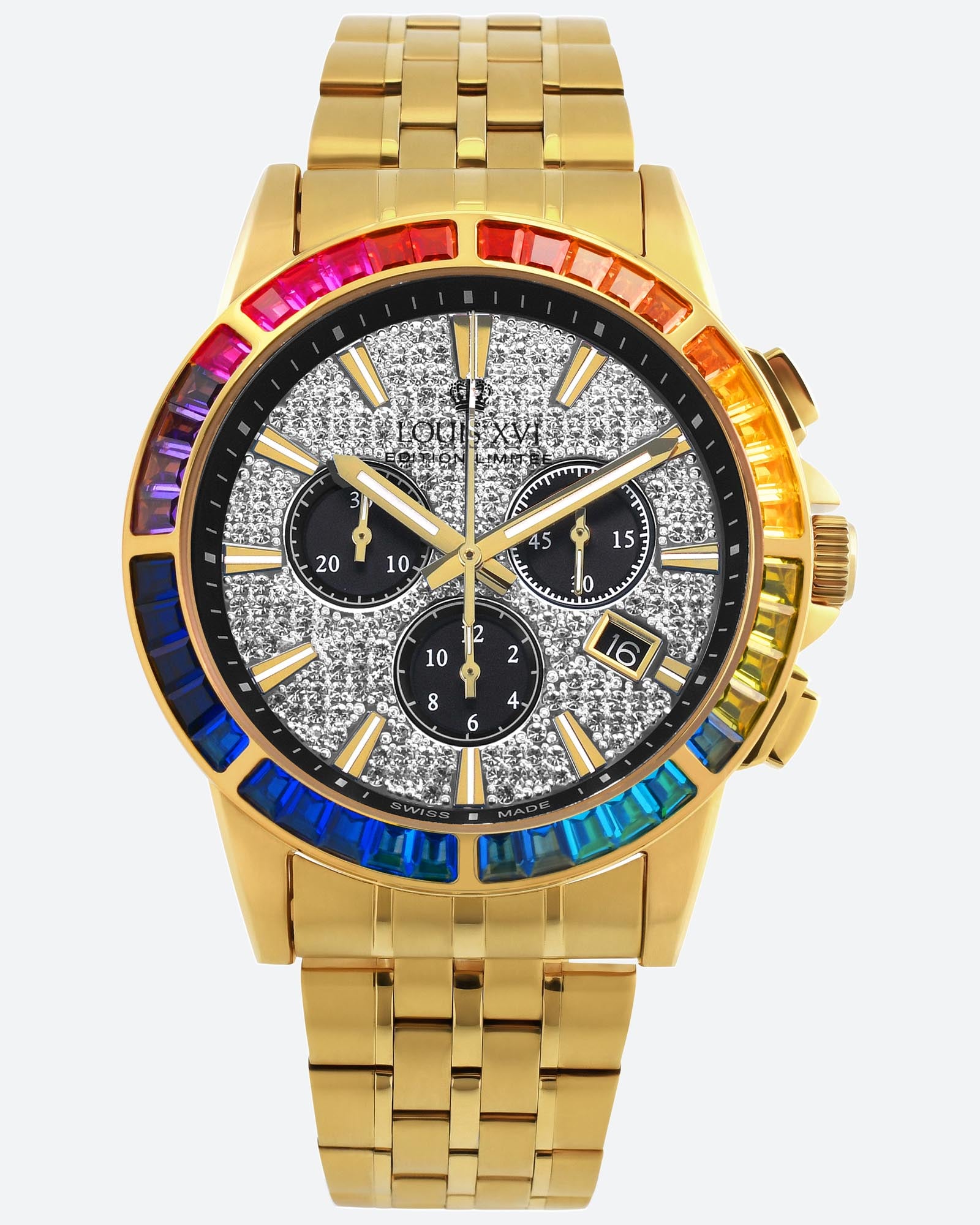 Majesté Iced Out 1120 - 43mm-LOUIS XVI