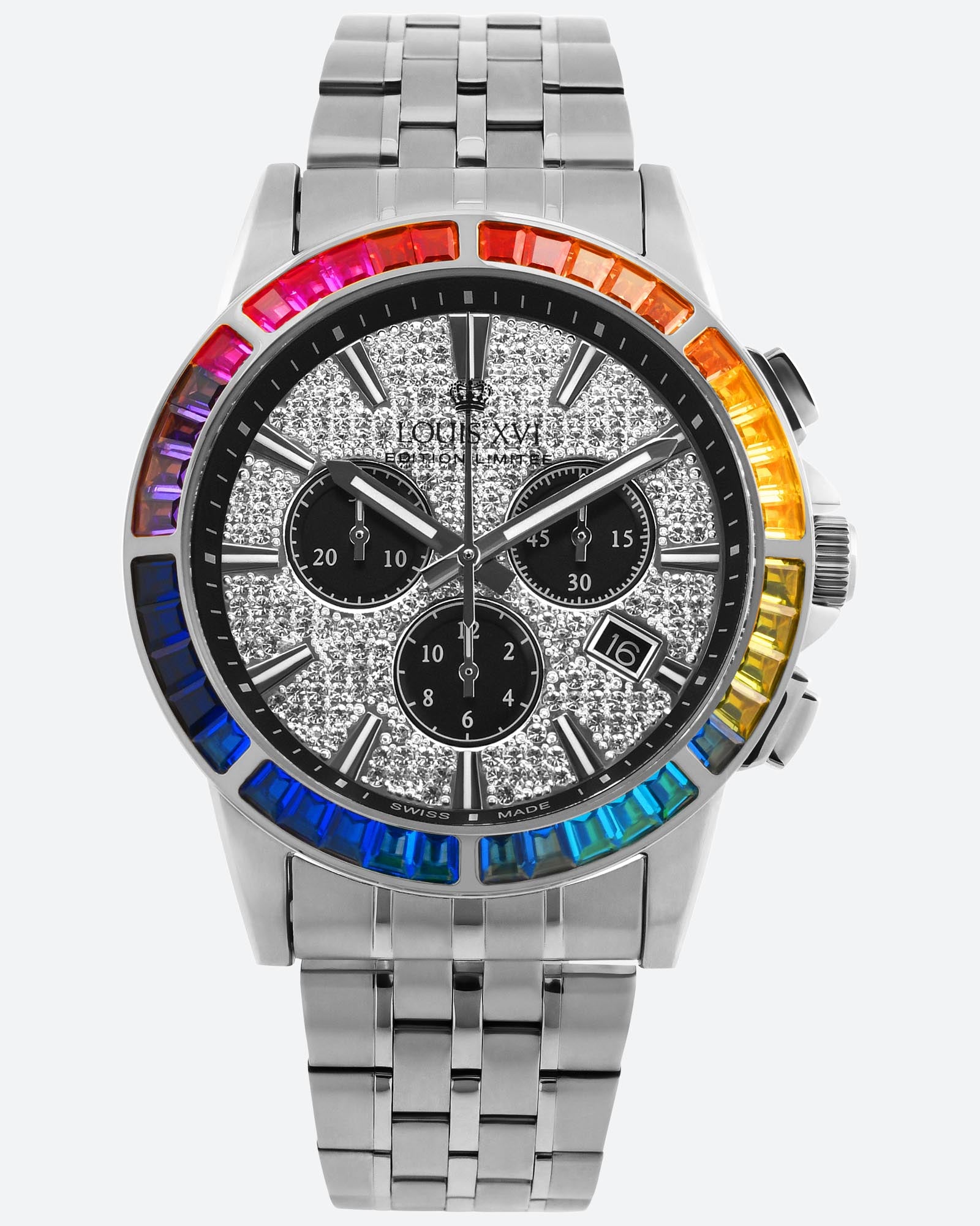 Majesté Iced Out 1121 - 43mm-LOUIS XVI