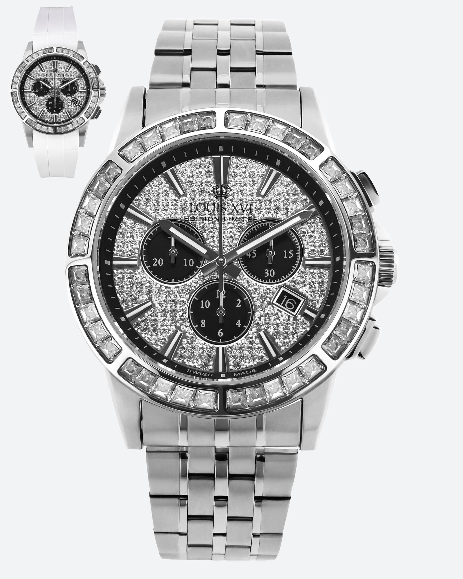 Majesté Iced Out Baguette 1131-LOUIS XVI