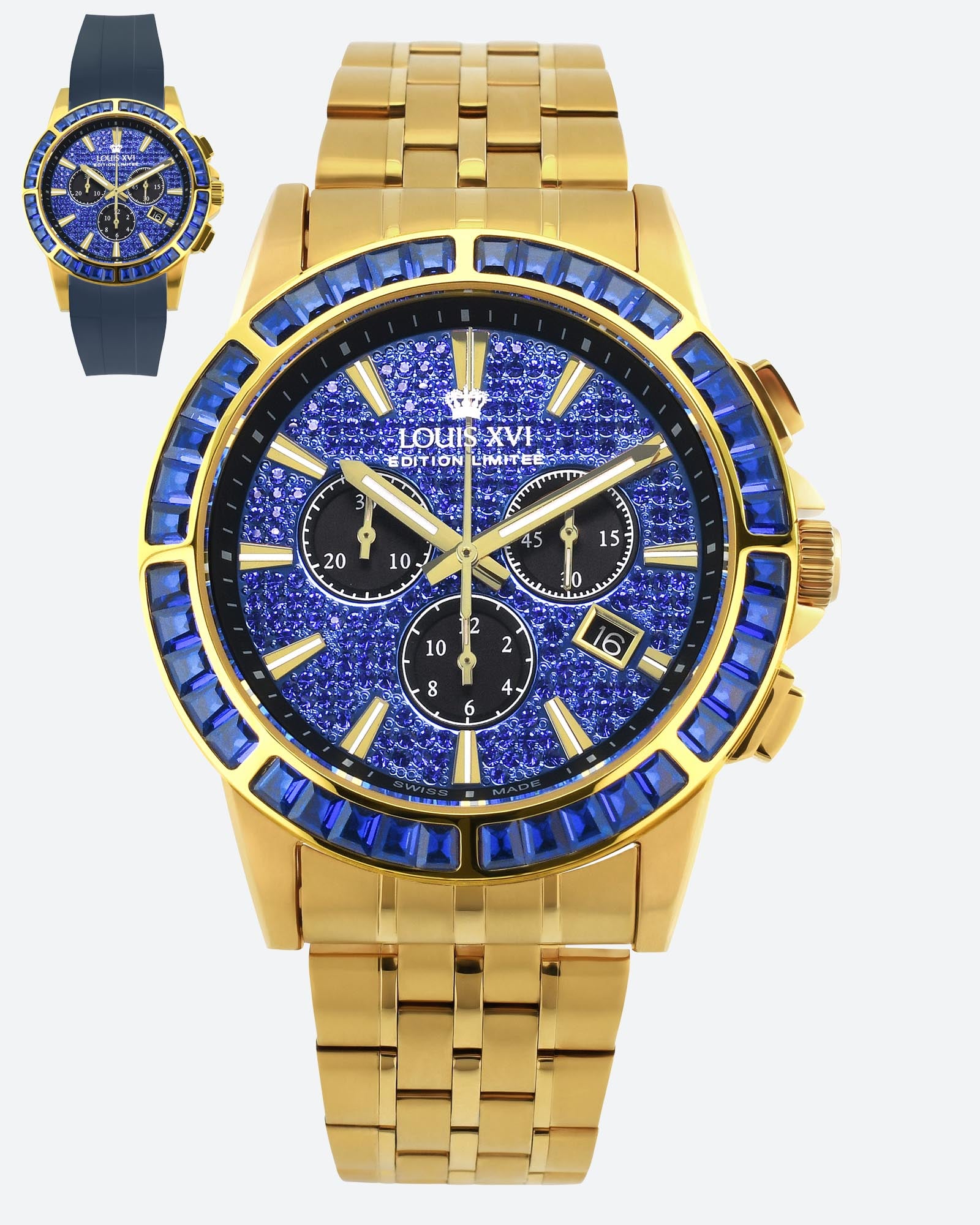 Majesté Iced Out Baguette 1132-LOUIS XVI