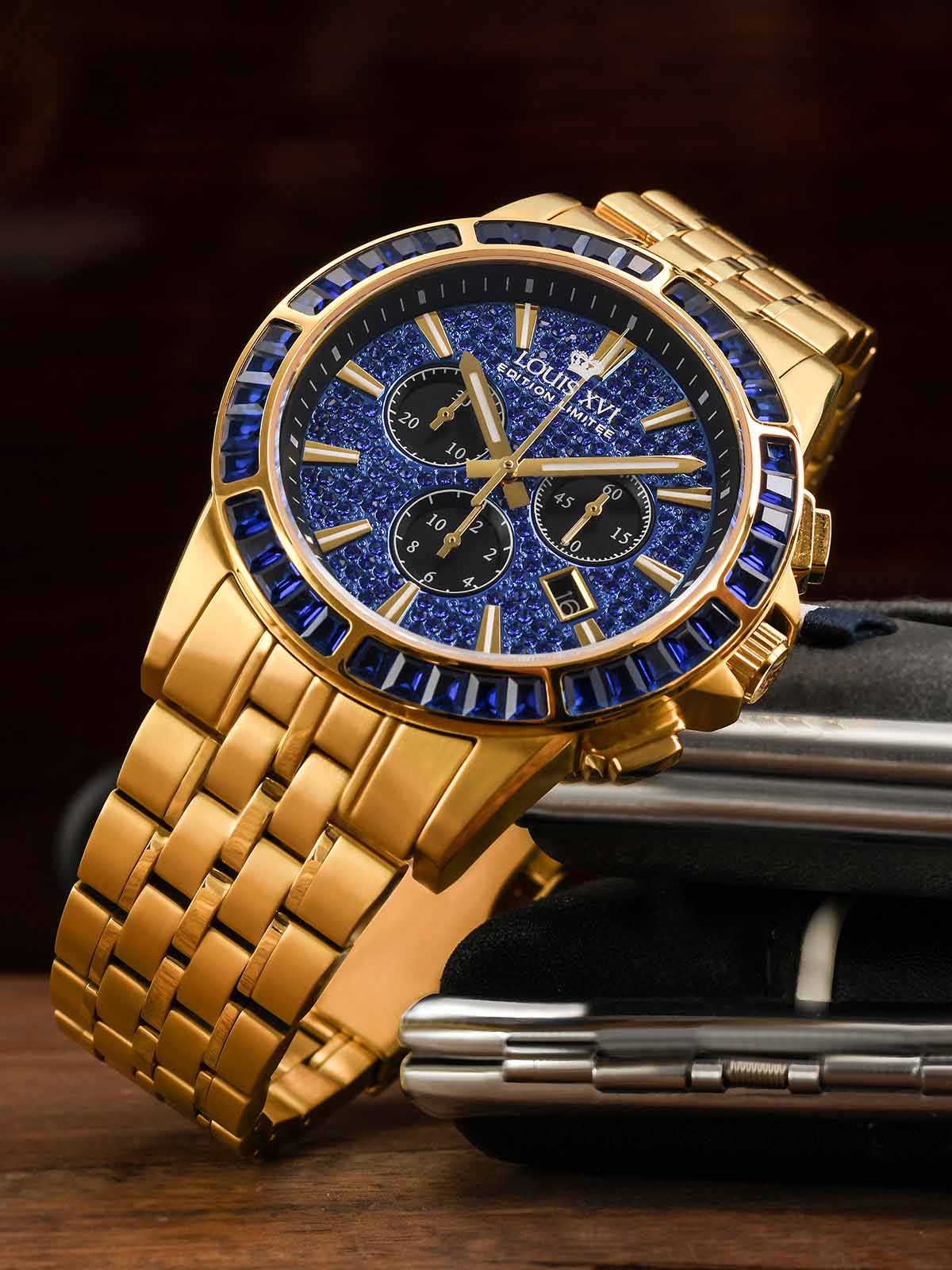 Majesté Iced Out Baguette 1132-LOUIS XVI