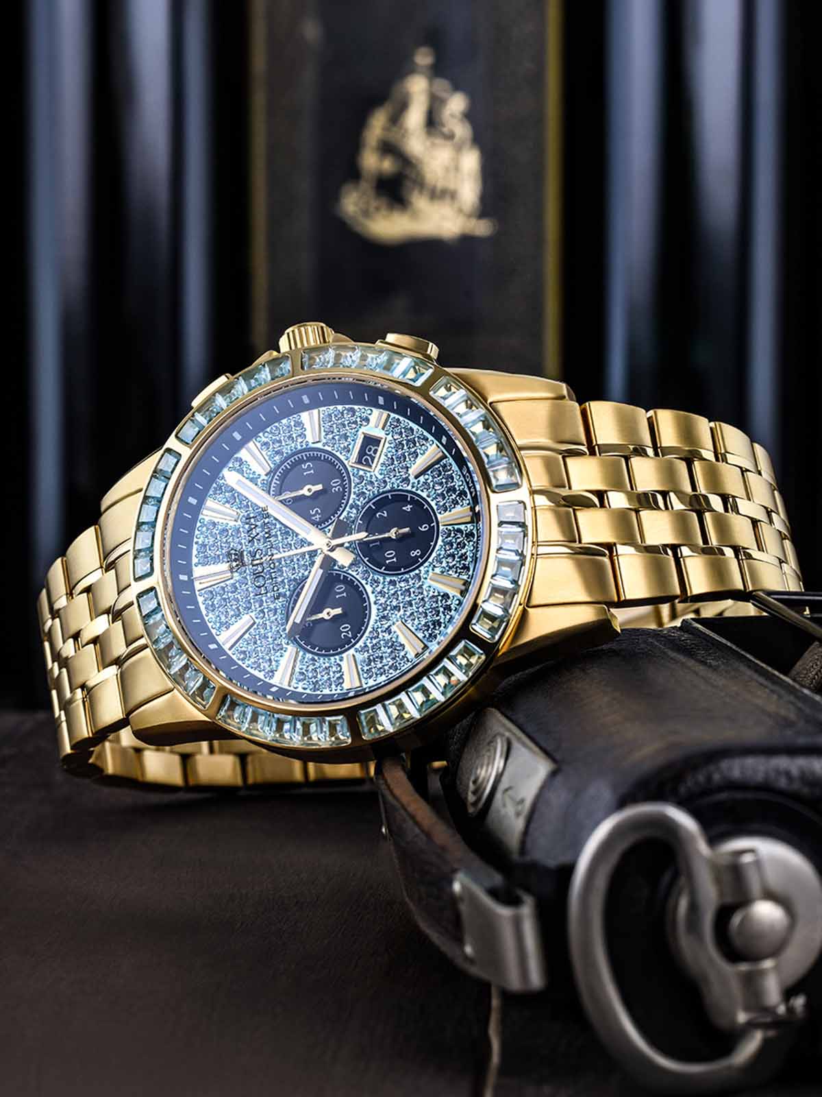 Majesté Iced Out Baguette 1134-LOUIS XVI