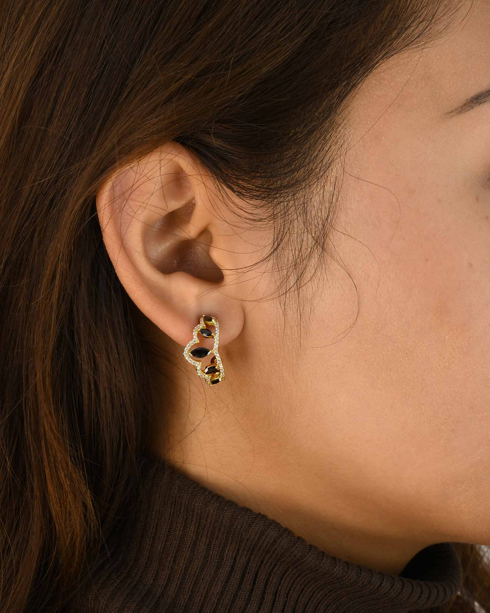 Noir Marquise Earrings - 8340300