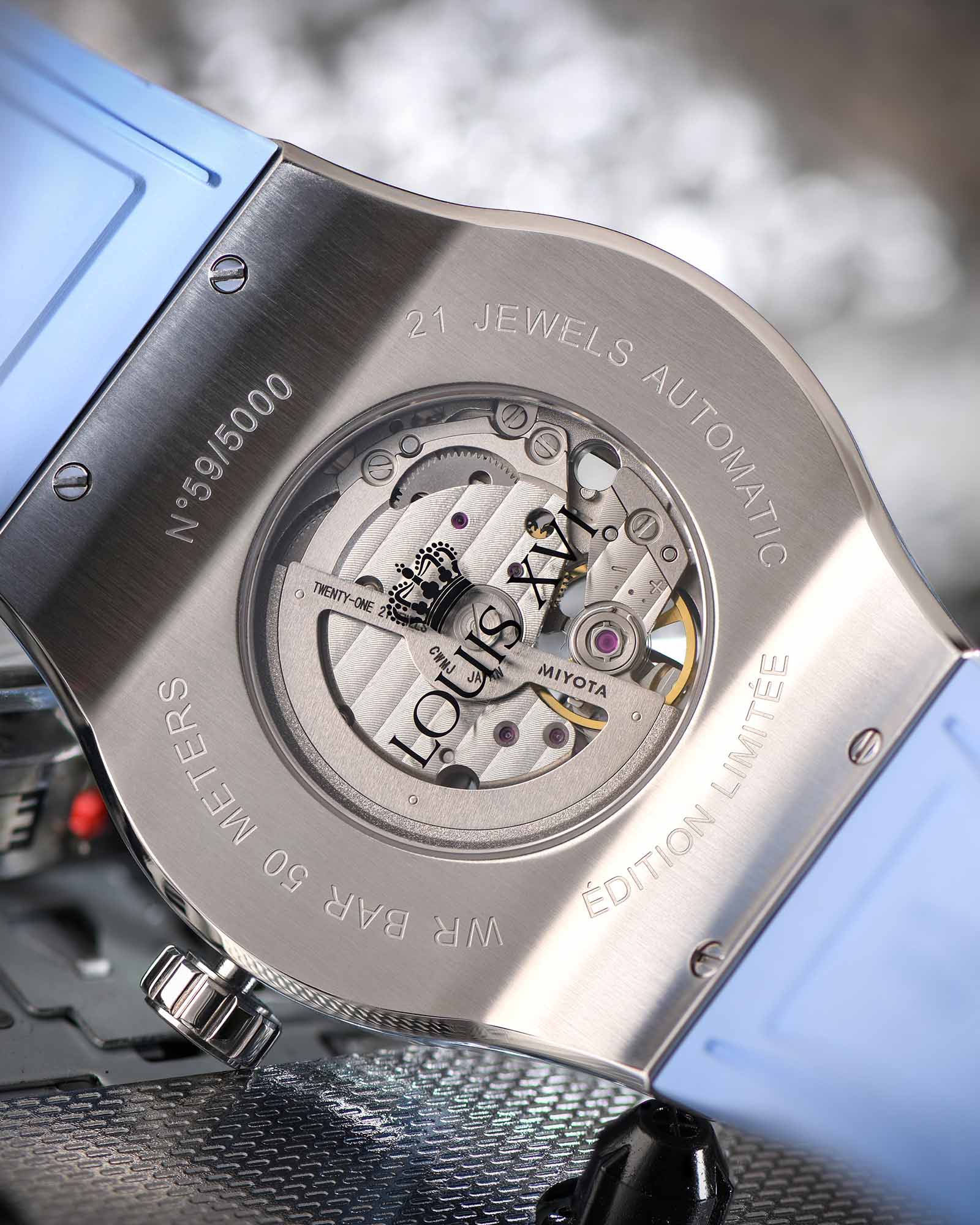 La Lumière Glas Automatisk Ref. 3823 – Babyblå