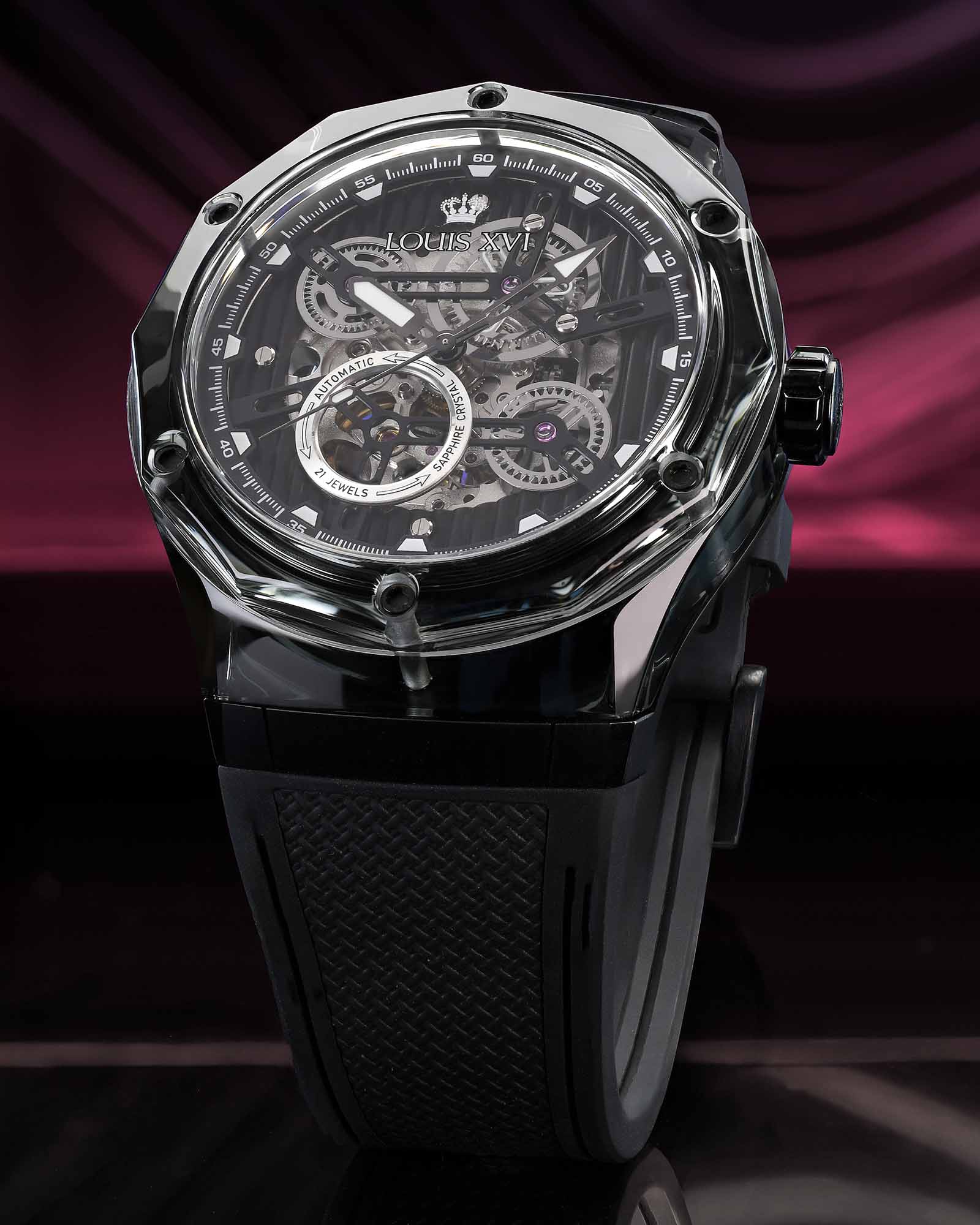 La Lumière Vetro Automatico Ref. 3884 – Nero Diamante