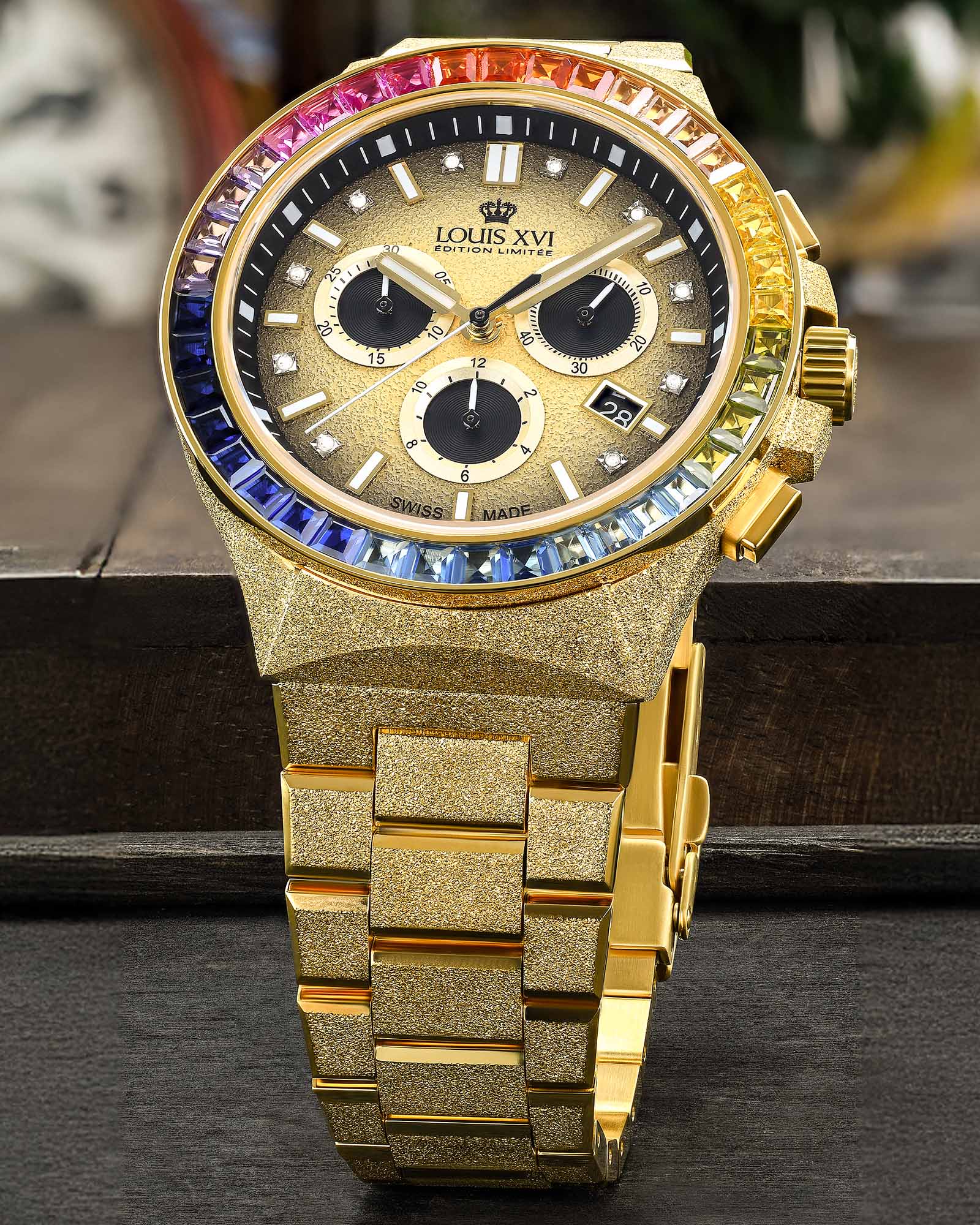 Le Monarque 1218 - 42mm Rainbow-LOUIS XVI