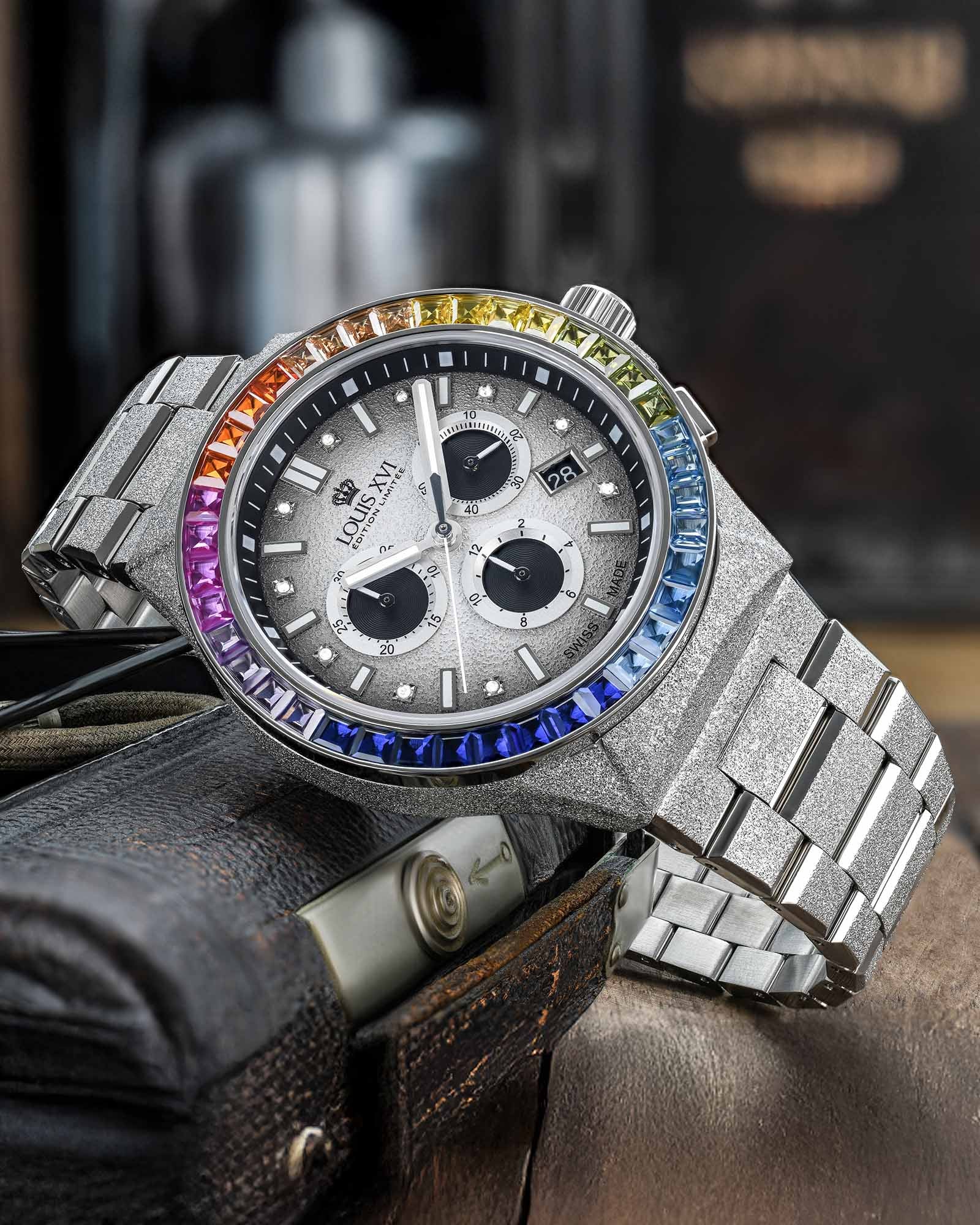 Le Monarque 1219 - 42mm Rainbow-LOUIS XVI