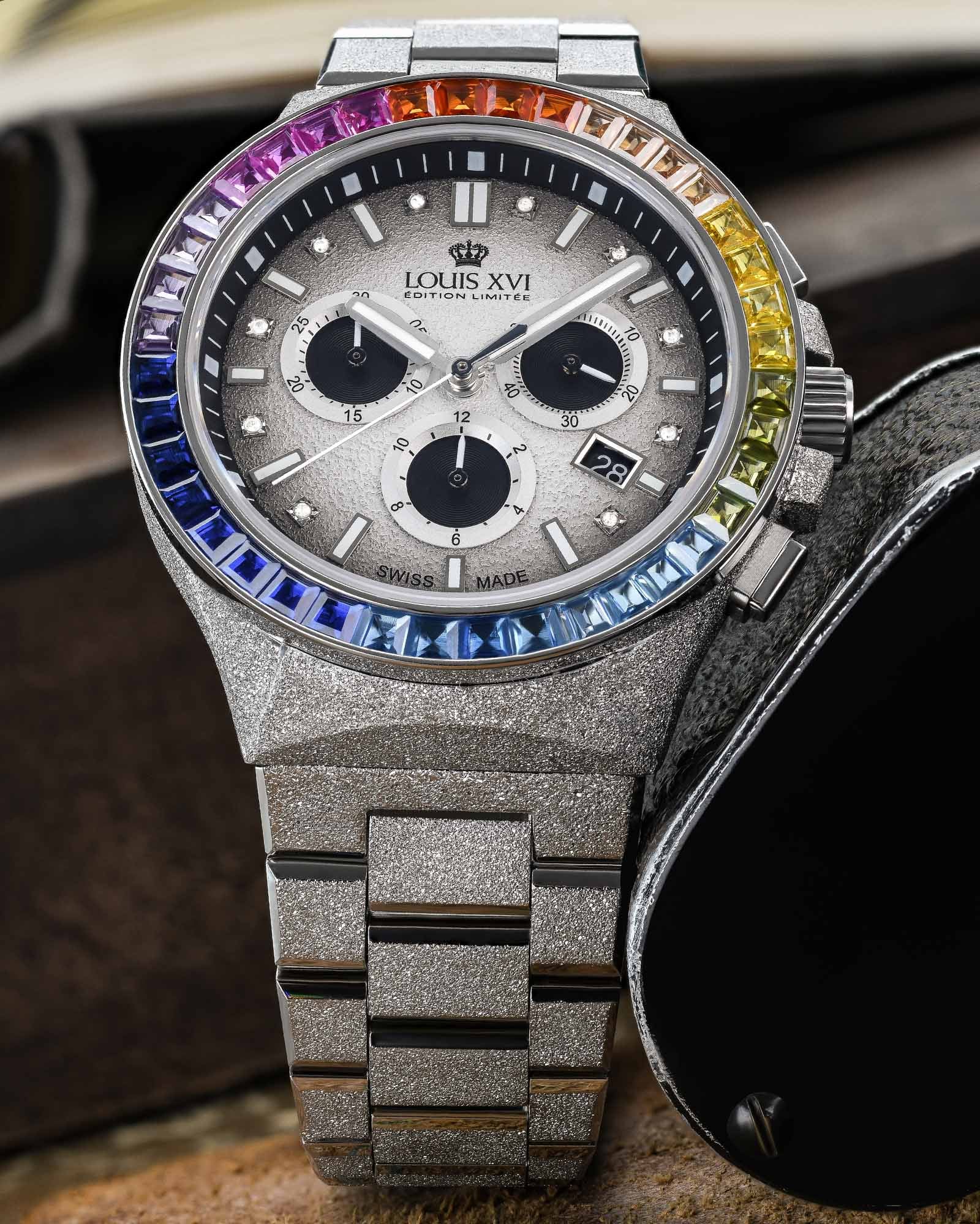 Le Monarque 1219 - 42mm Rainbow-LOUIS XVI