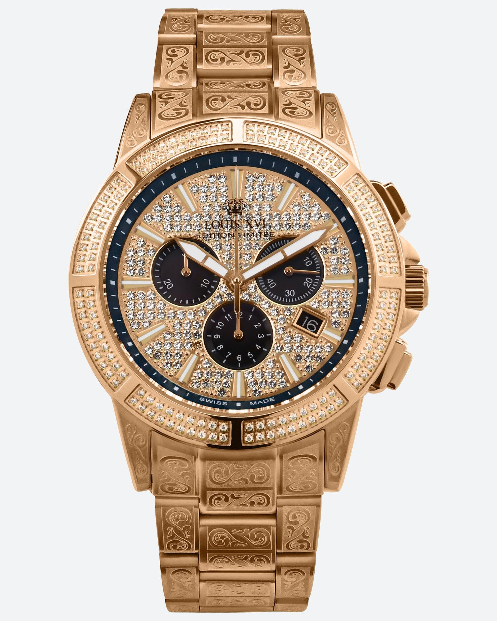 Majesté Iced Out Royale 1128 - 43mm-LOUIS XVI