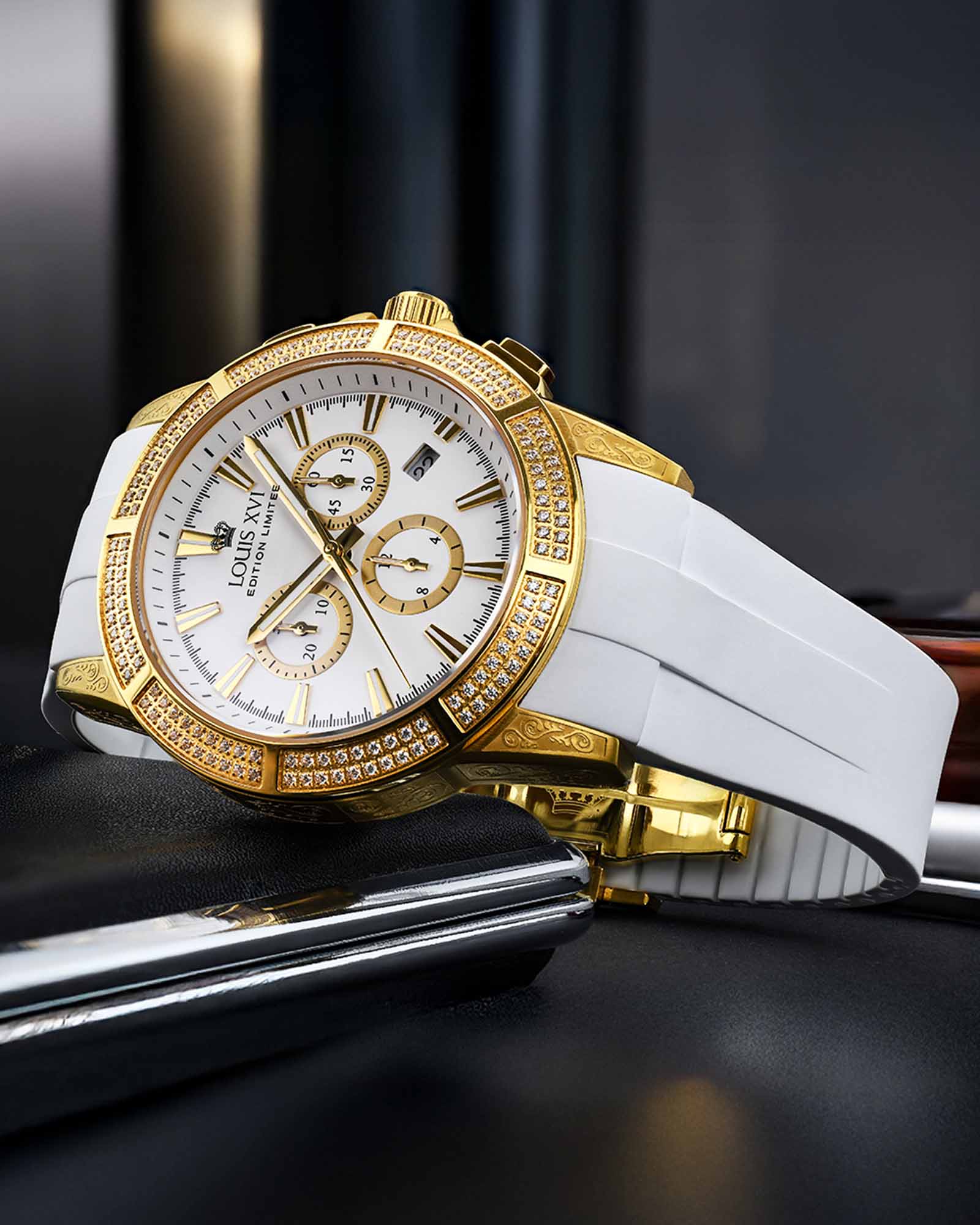 Majesté Iced Out Royale 1136 - 43mm-LOUIS XVI