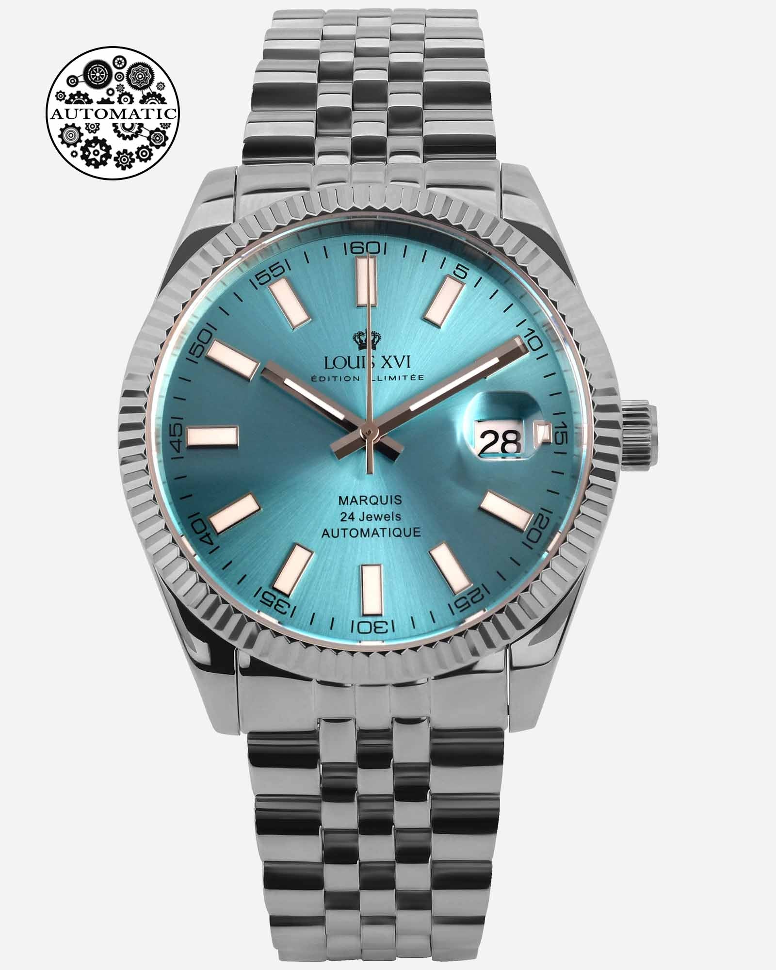 Marquis 3021 – turquoise dial - Swiss Made