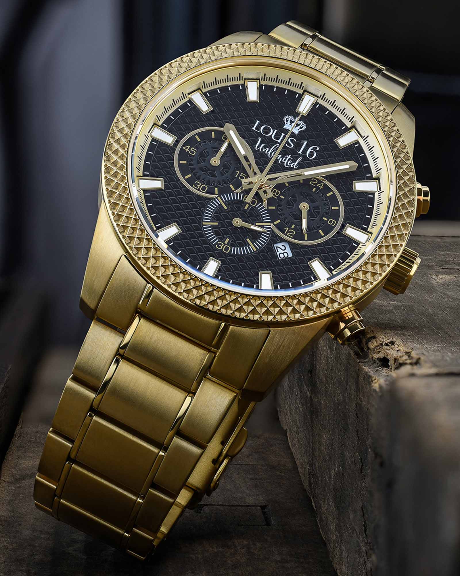 Mirage 3300 Chronograph Gold-LOUIS XVI