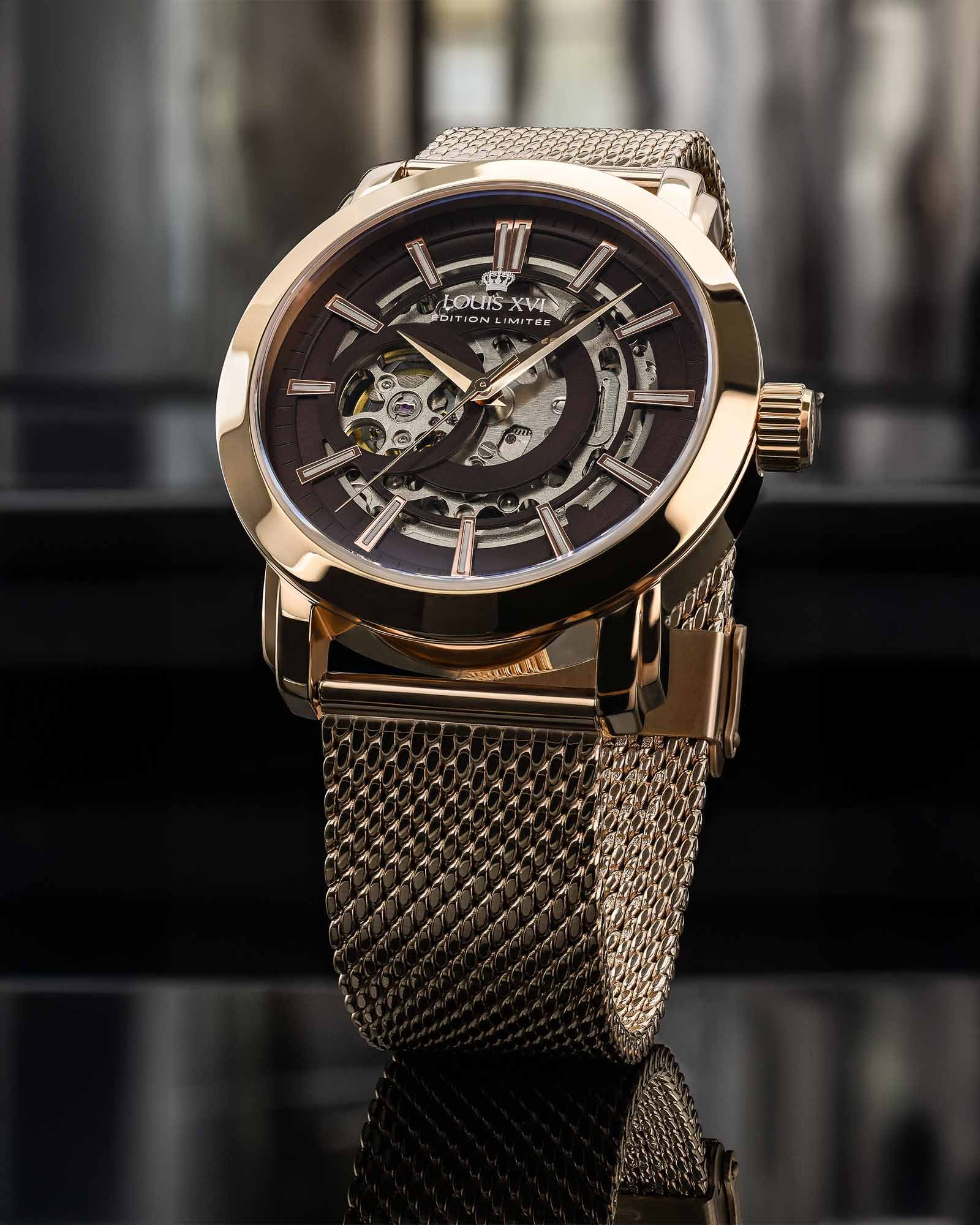 Versailles 2.0 - 1910 Automatik Skelettuhr-LOUIS XVI