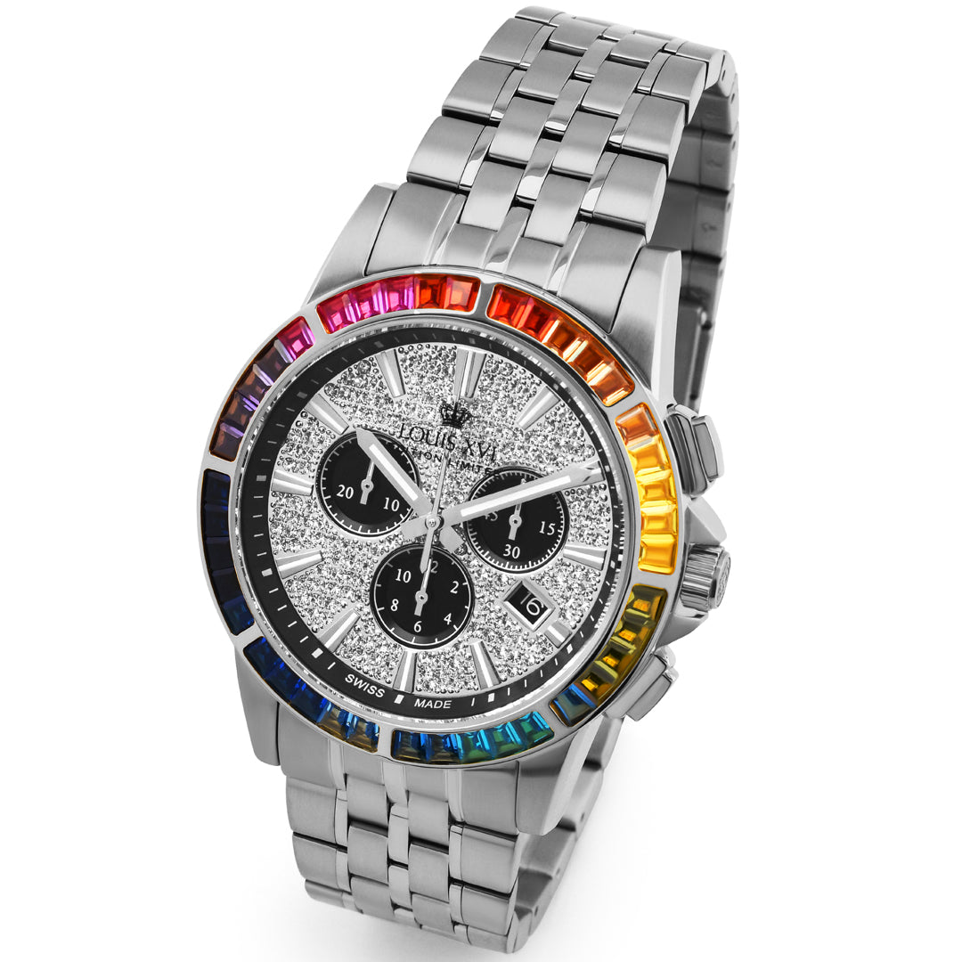 Majesté Iced Out 1121 - 43mm-LOUIS XVI