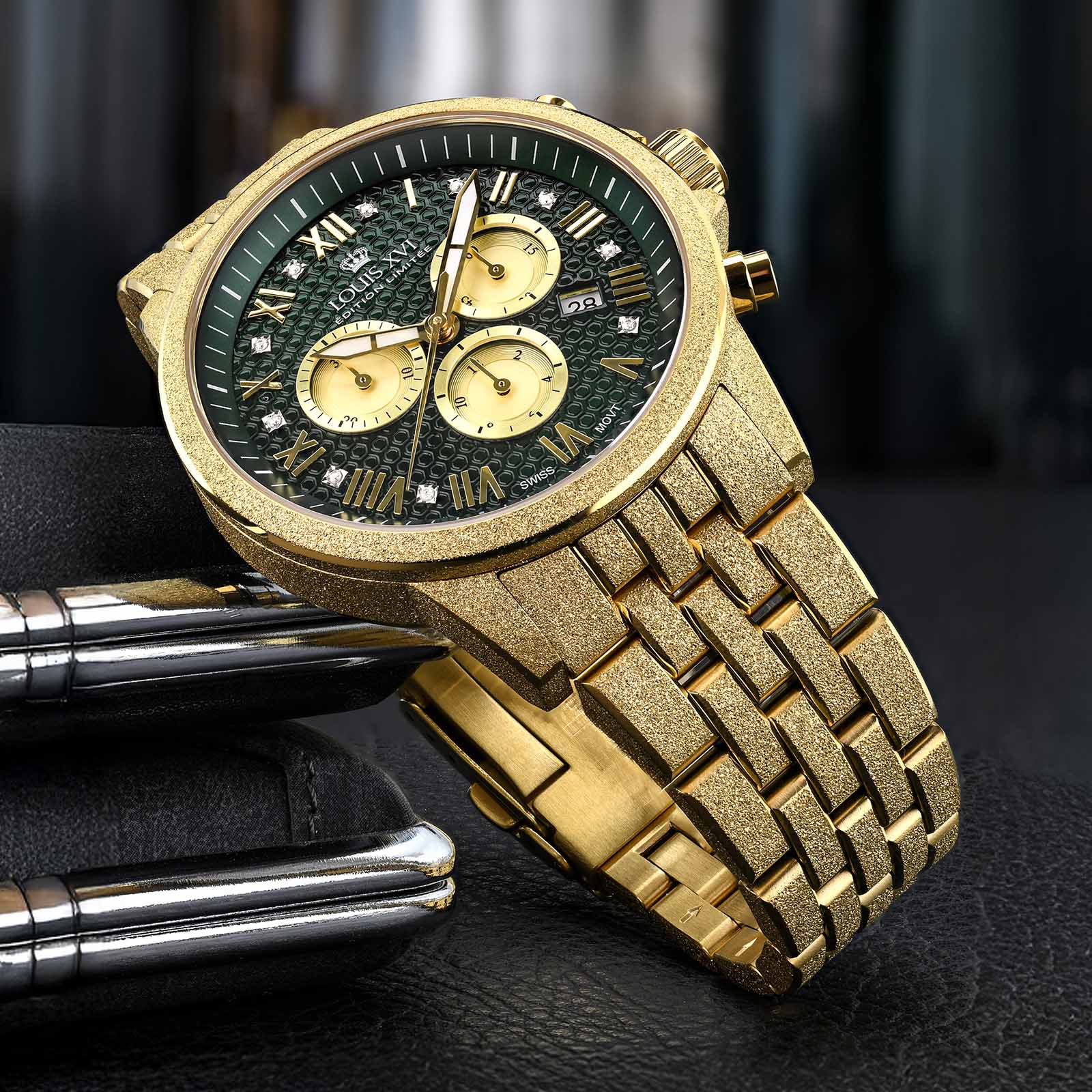 ルイージ様 Aramis Frosted 2.0 – Luxurious men's watches by LOUIS XVI