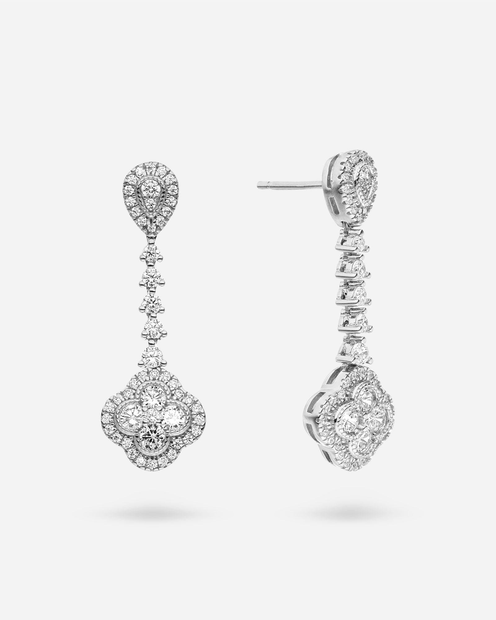 Éternelle Fleur Blanche Ohrring - 8342200