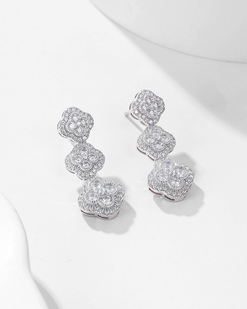 Éternelle Fleur Blanche Ohrring - 8342600
