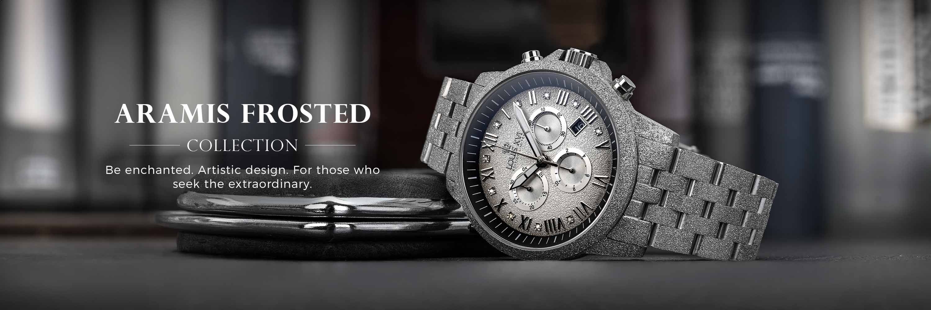 Aramis Frosted watch collection for men by LOUIS XVI