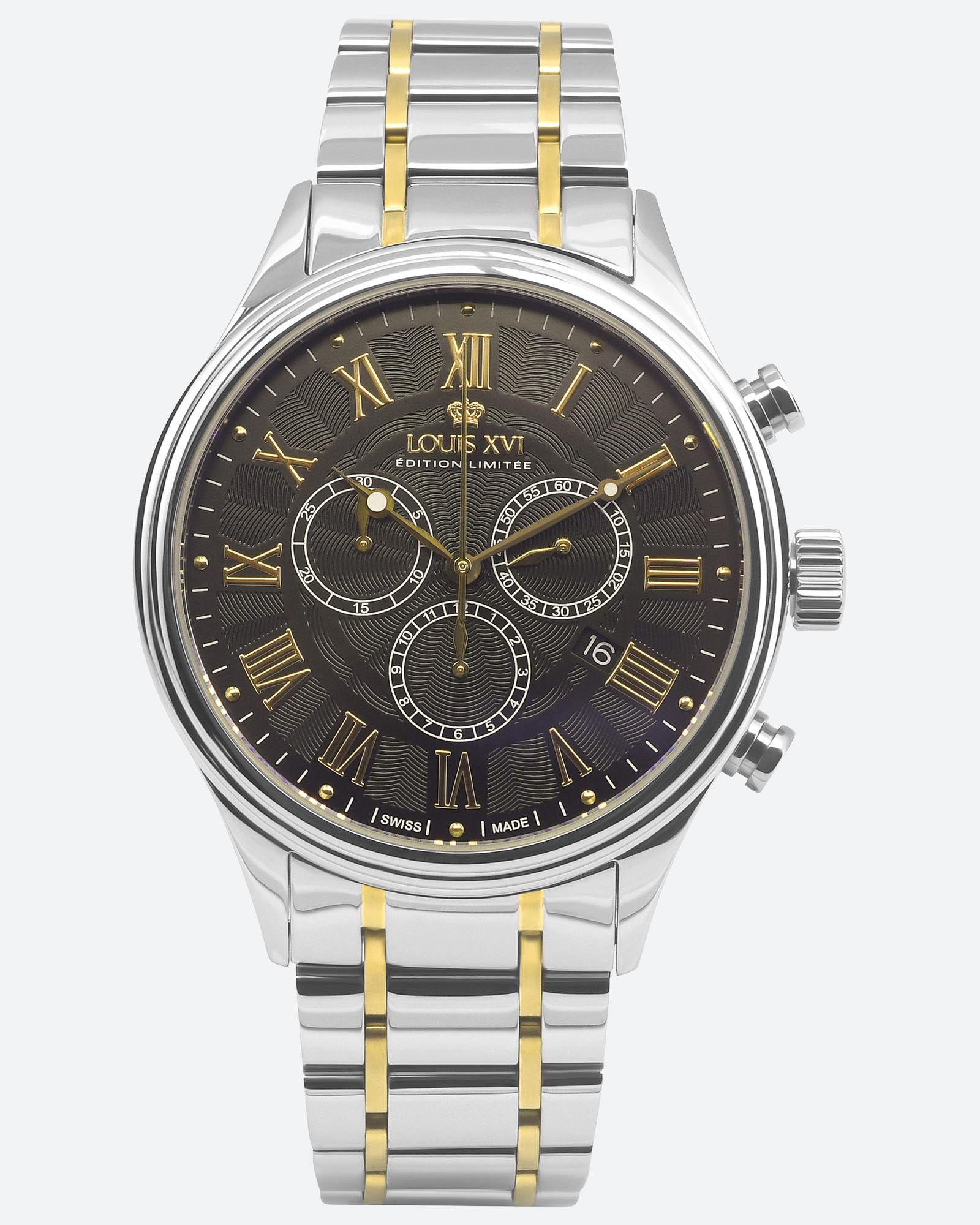 Danton 980 – black and gold – Swiss Made