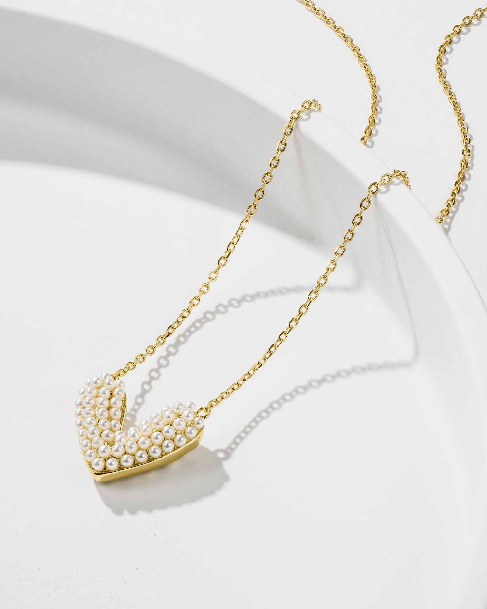 Heart Pearl Necklace - 8130000