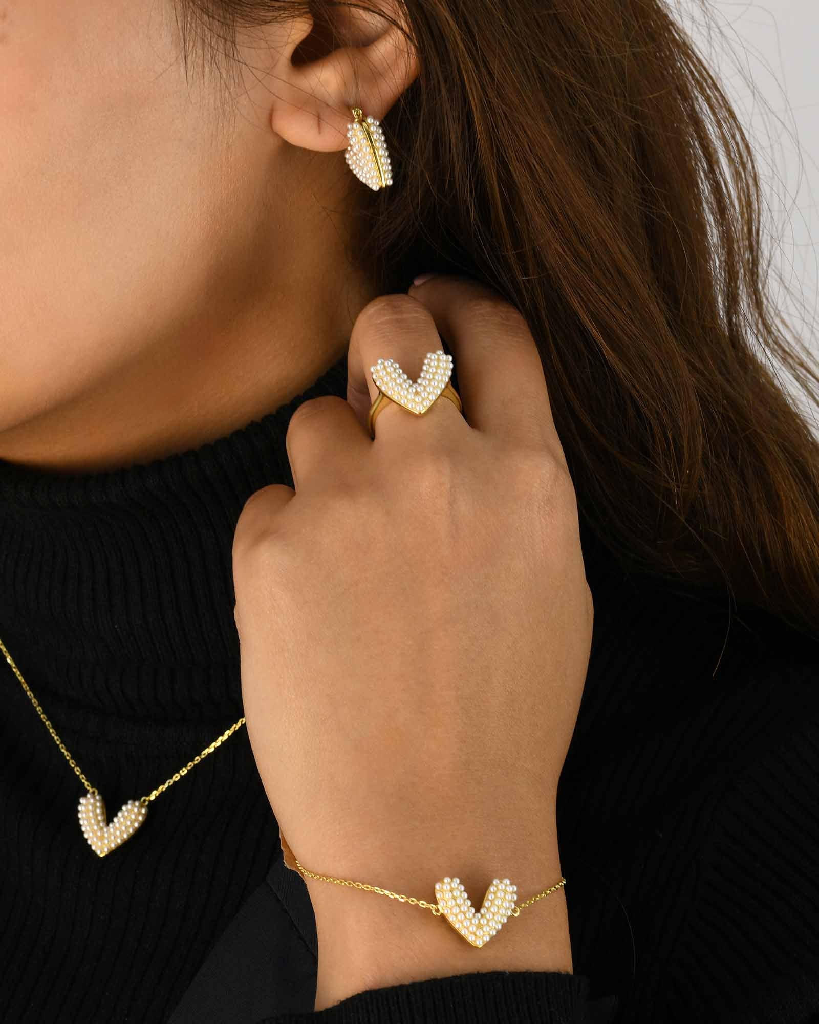 Hjärta Pärla Ringar - 8110000