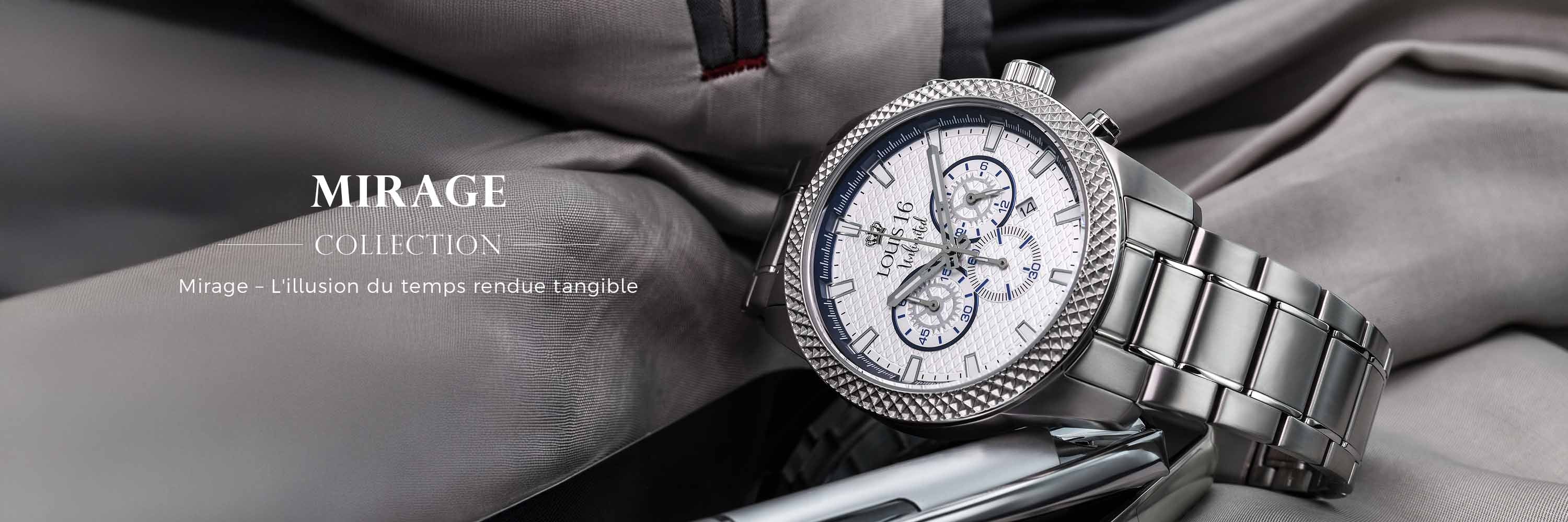 Collection de montres Mirage pour hommes – Intemporelle et illimitée