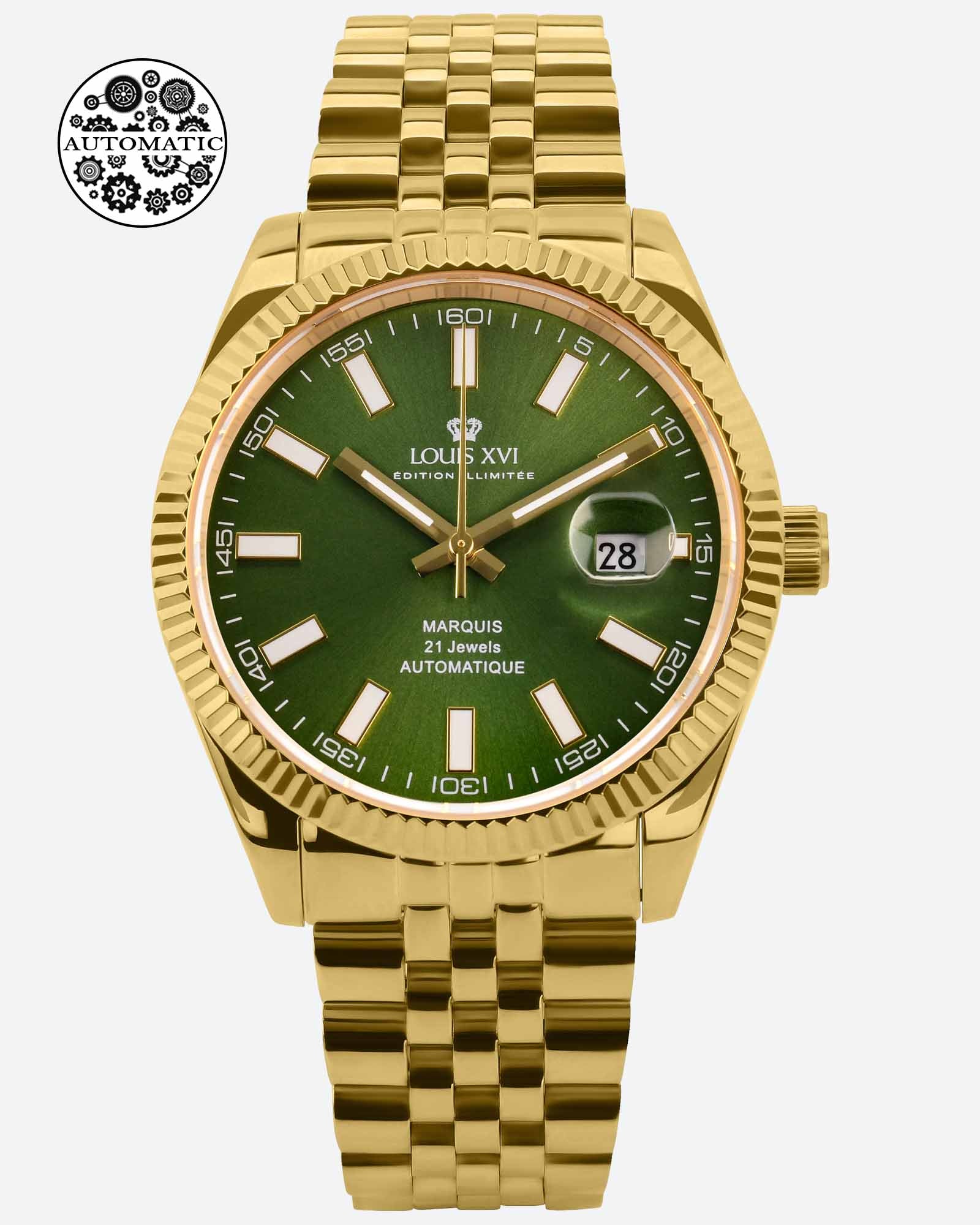 マリク様 Automatic Modern “Züri Date”, Watch made by Maurice de Mauriac