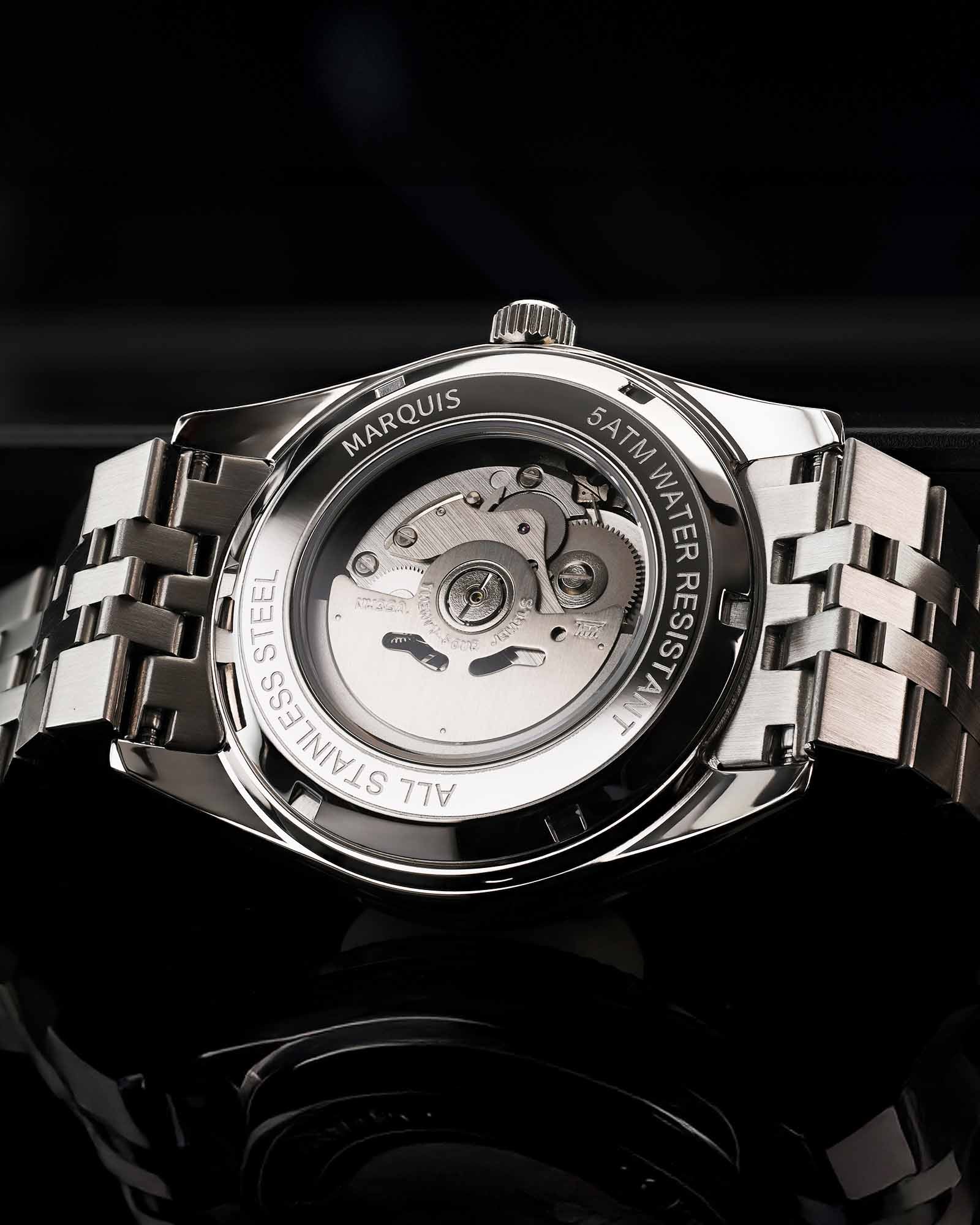 Marquis 3020 – Stainless Steel, Black Dial