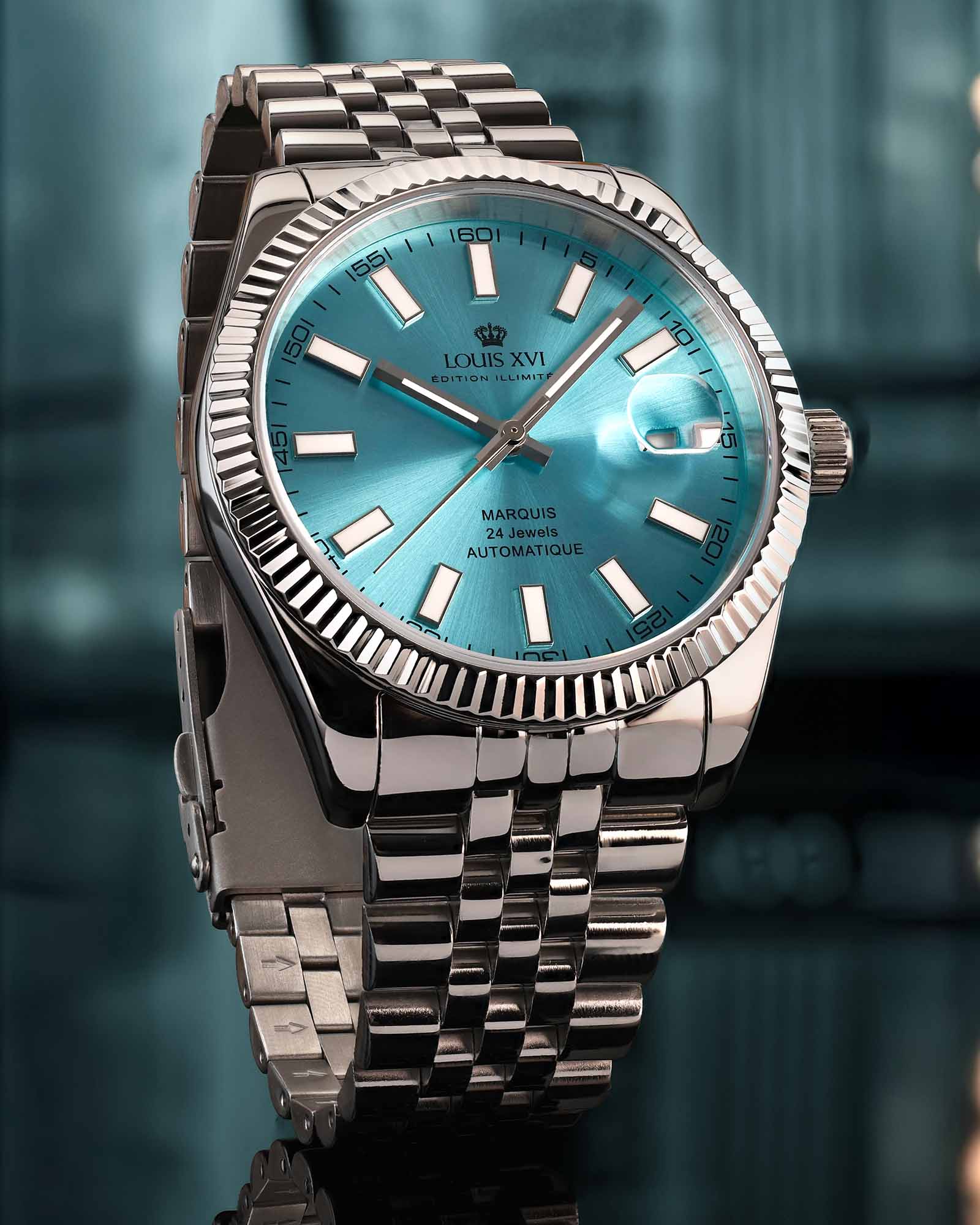マリク様 Automatic Modern “Züri Date”, Watch made by Maurice de Mauriac