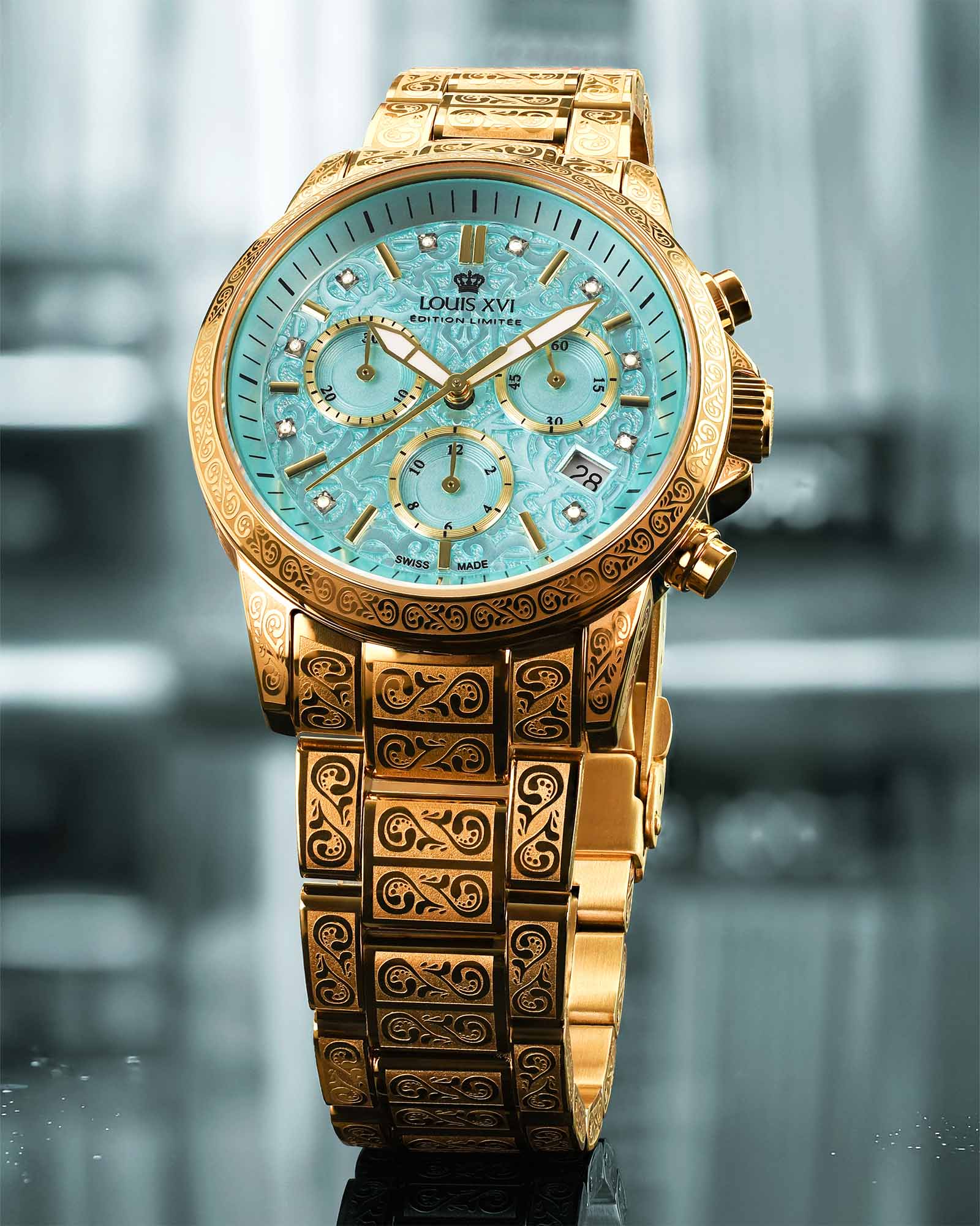 Palais Royale 6005 – Ladies' watch in Minty Green ✨