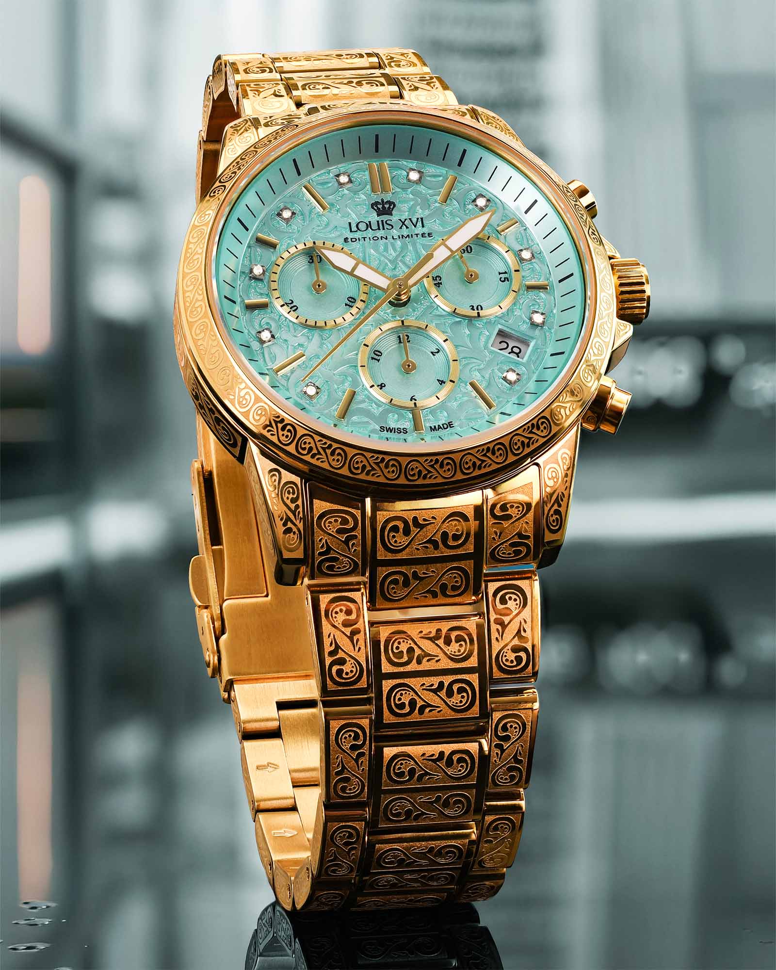 Palais Royale 6005 – Ladies' watch in Minty Green ✨