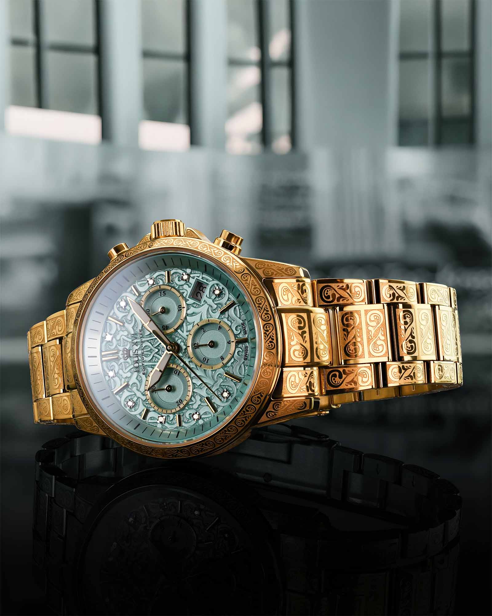 Palais Royale 6005 – Ladies' watch in Minty Green ✨