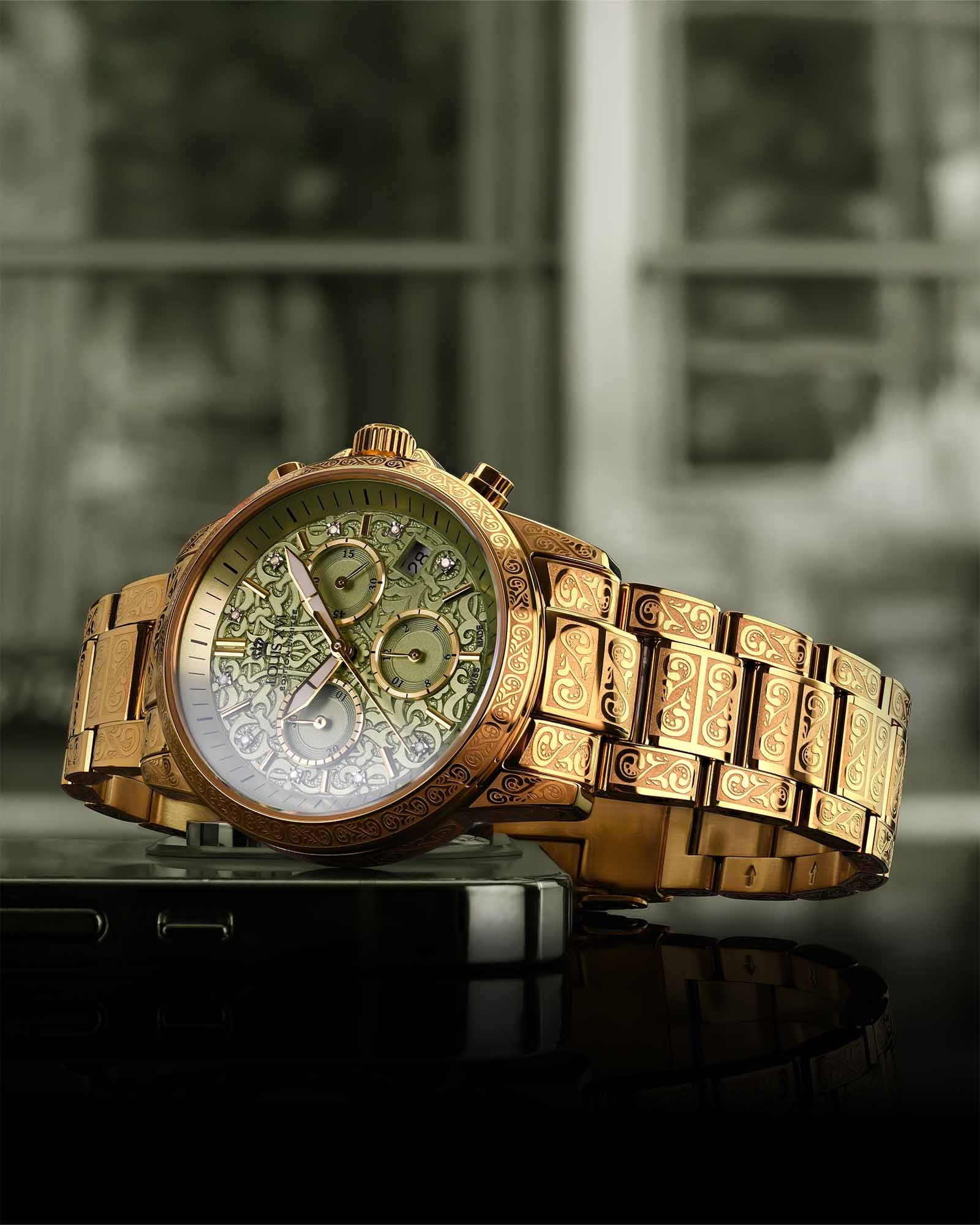 Palais Royale 6006 - Women's Watch in Sage Green ✨