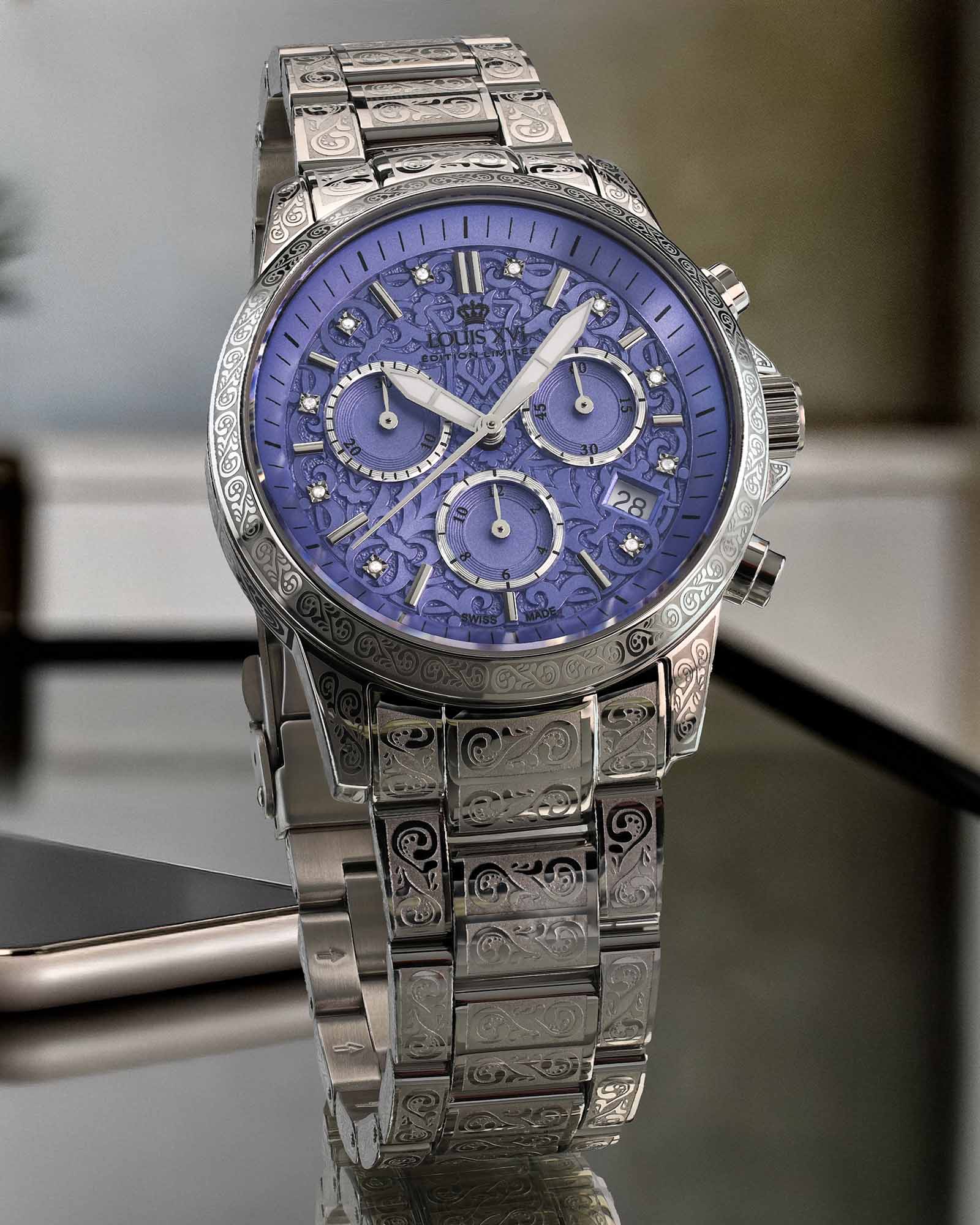 Palais Royale Femme 6024 - 38mm Lavender Purple dial ✨