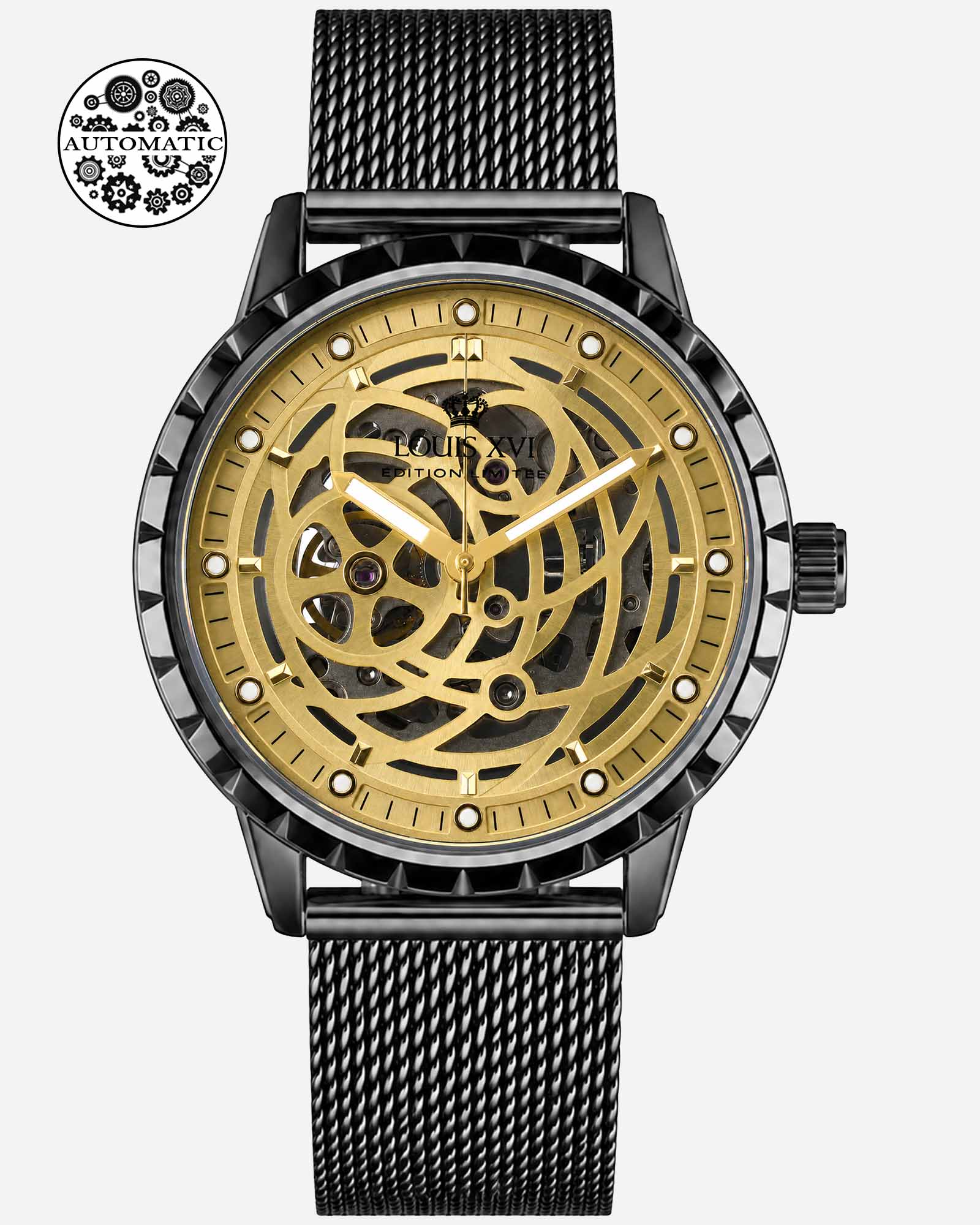 Paris 2.0 2020 – radiant blue automatic skeleton watch