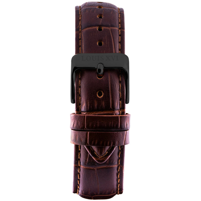 Leather strap - Brown/Black